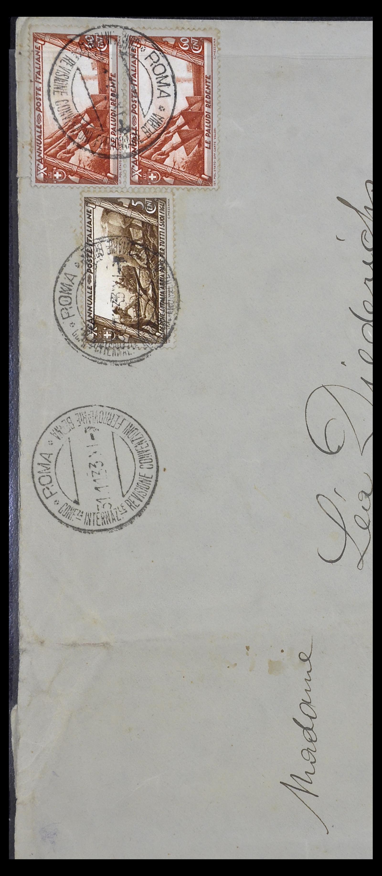 33737 105 - Stamp collection 33737 Italië covers and cards 1856-1945.