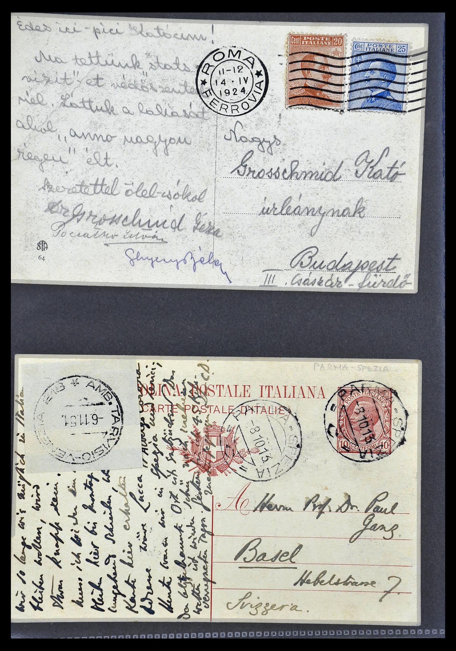 33737 124 - Stamp collection 33737 Italië covers and cards 1856-1945.