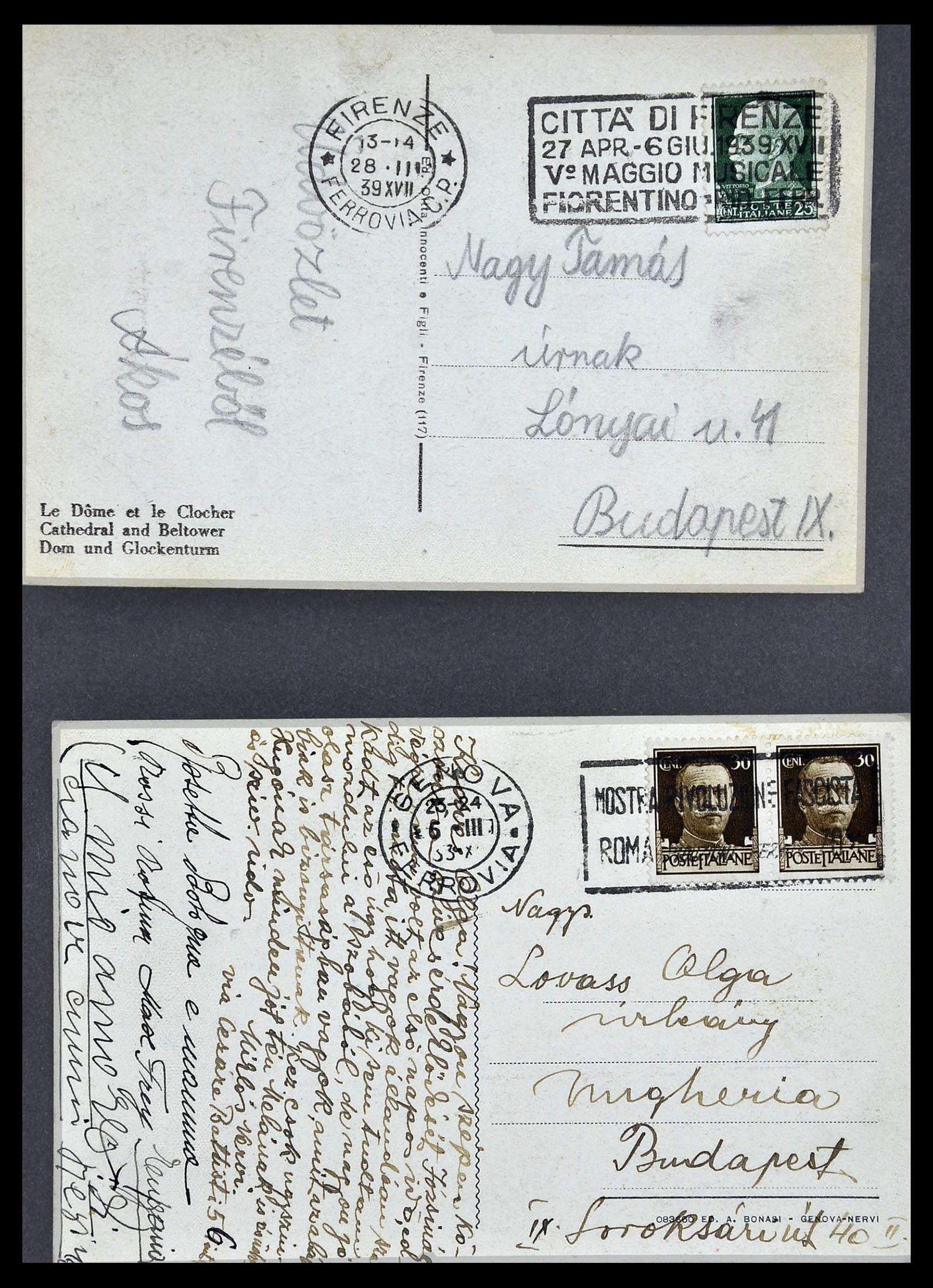 33737 128 - Stamp collection 33737 Italië covers and cards 1856-1945.