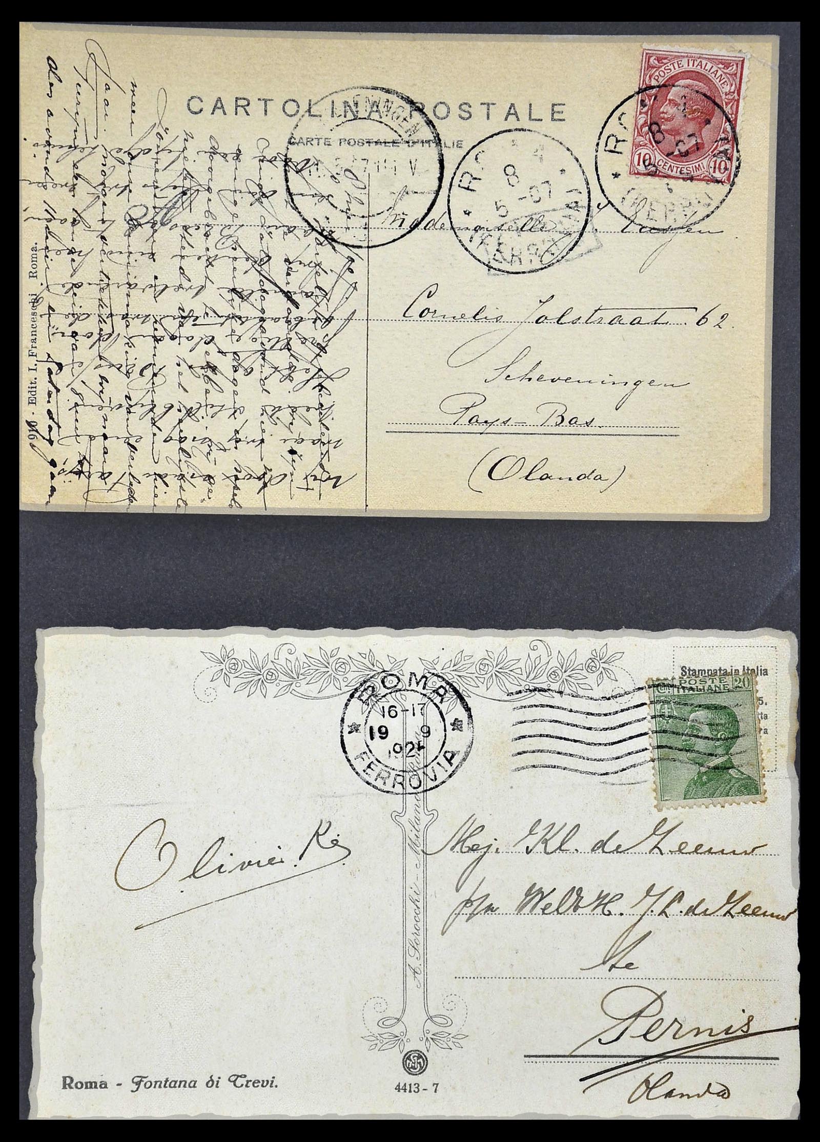 33737 129 - Stamp collection 33737 Italië covers and cards 1856-1945.