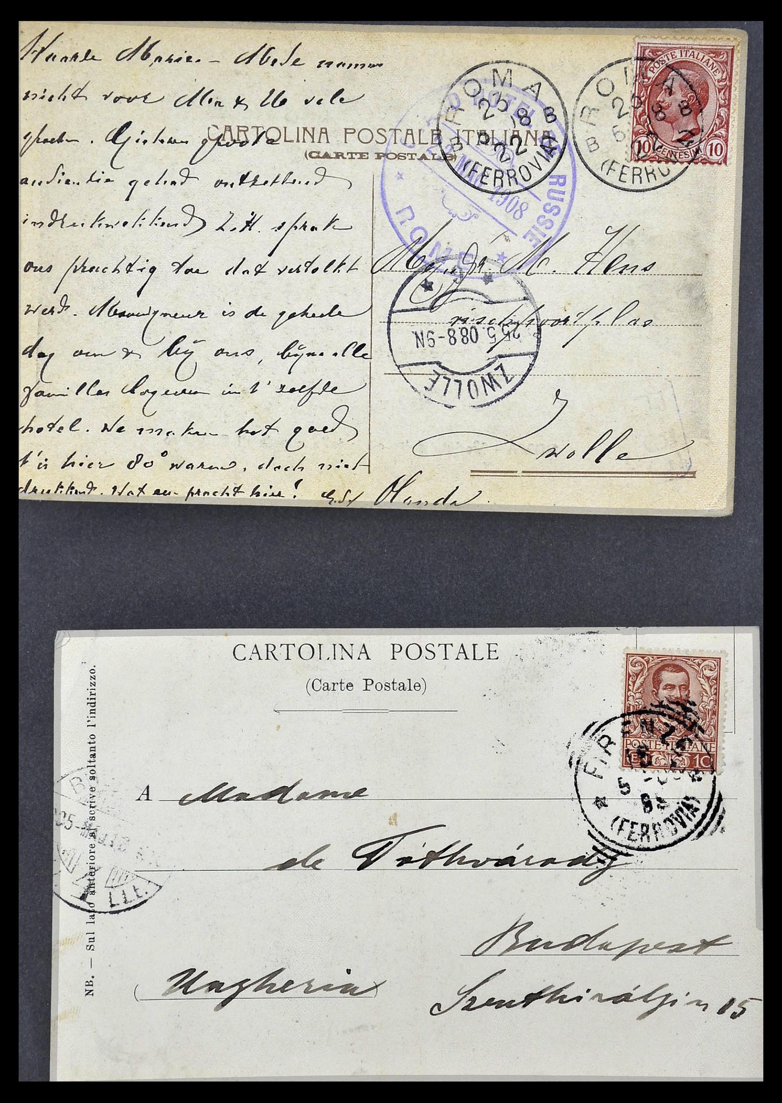 33737 130 - Stamp collection 33737 Italië covers and cards 1856-1945.