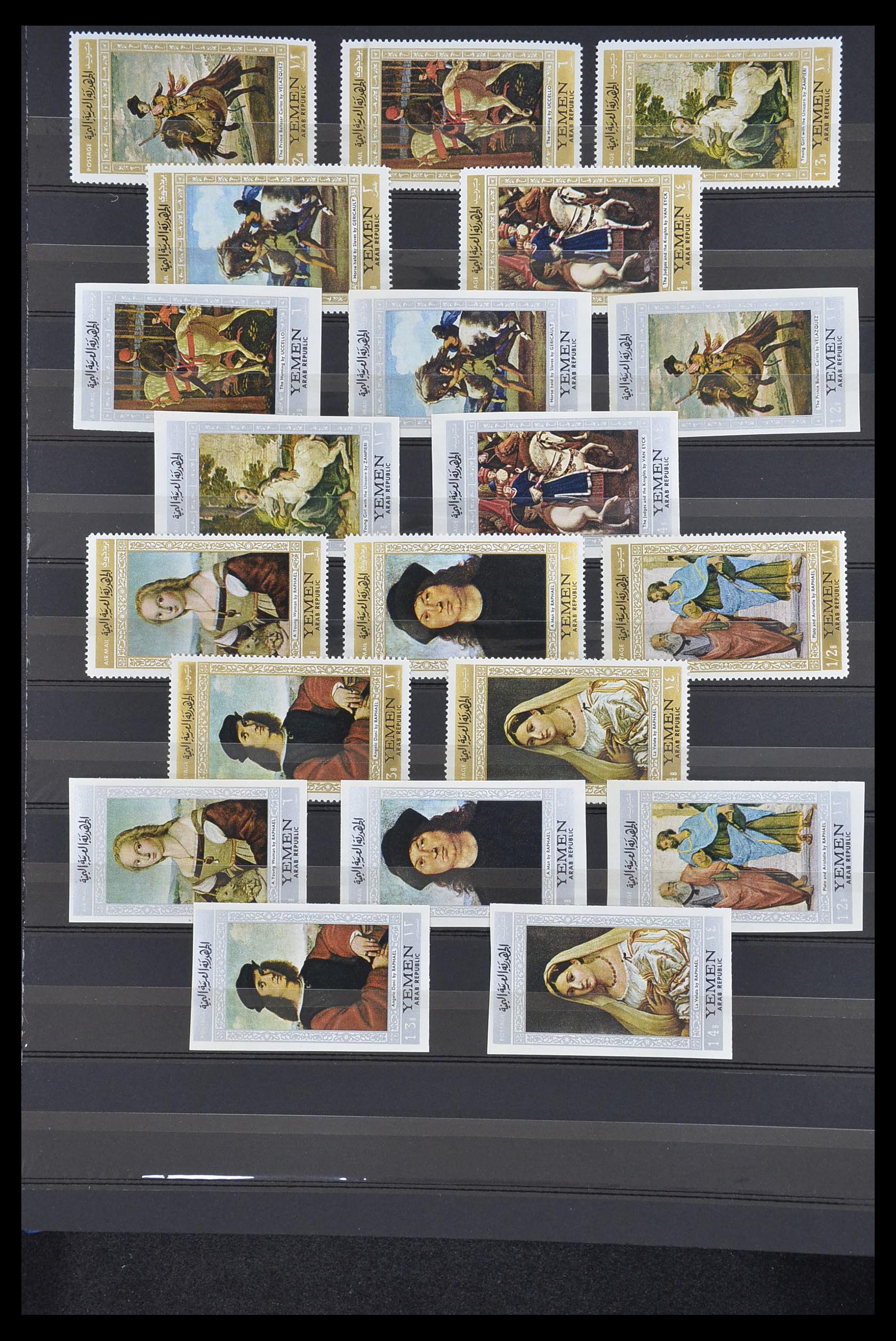 33738 025 - Postzegelverzameling 33738 Jemen 1939-1990.