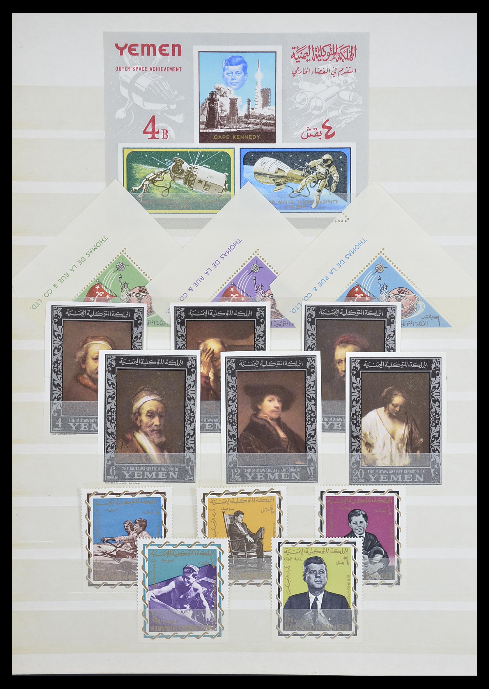 33738 042 - Postzegelverzameling 33738 Jemen 1939-1990.