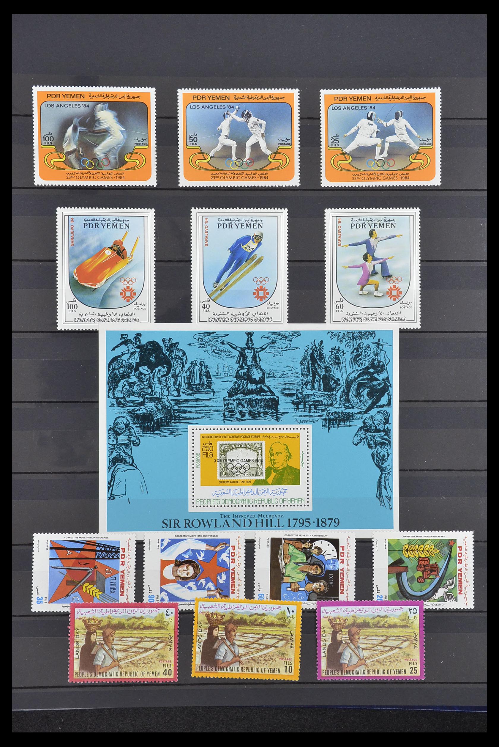 33738 056 - Postzegelverzameling 33738 Jemen 1939-1990.