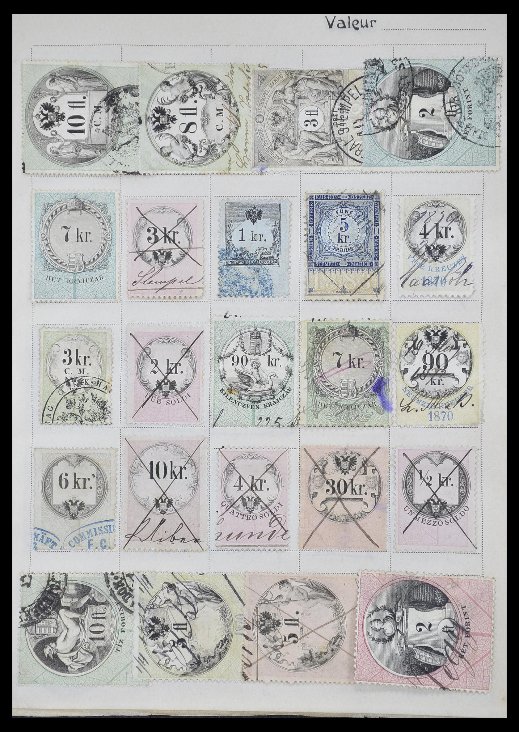 33741 003 - Postzegelverzameling 33741 Wereld klassiek 1850-1900.