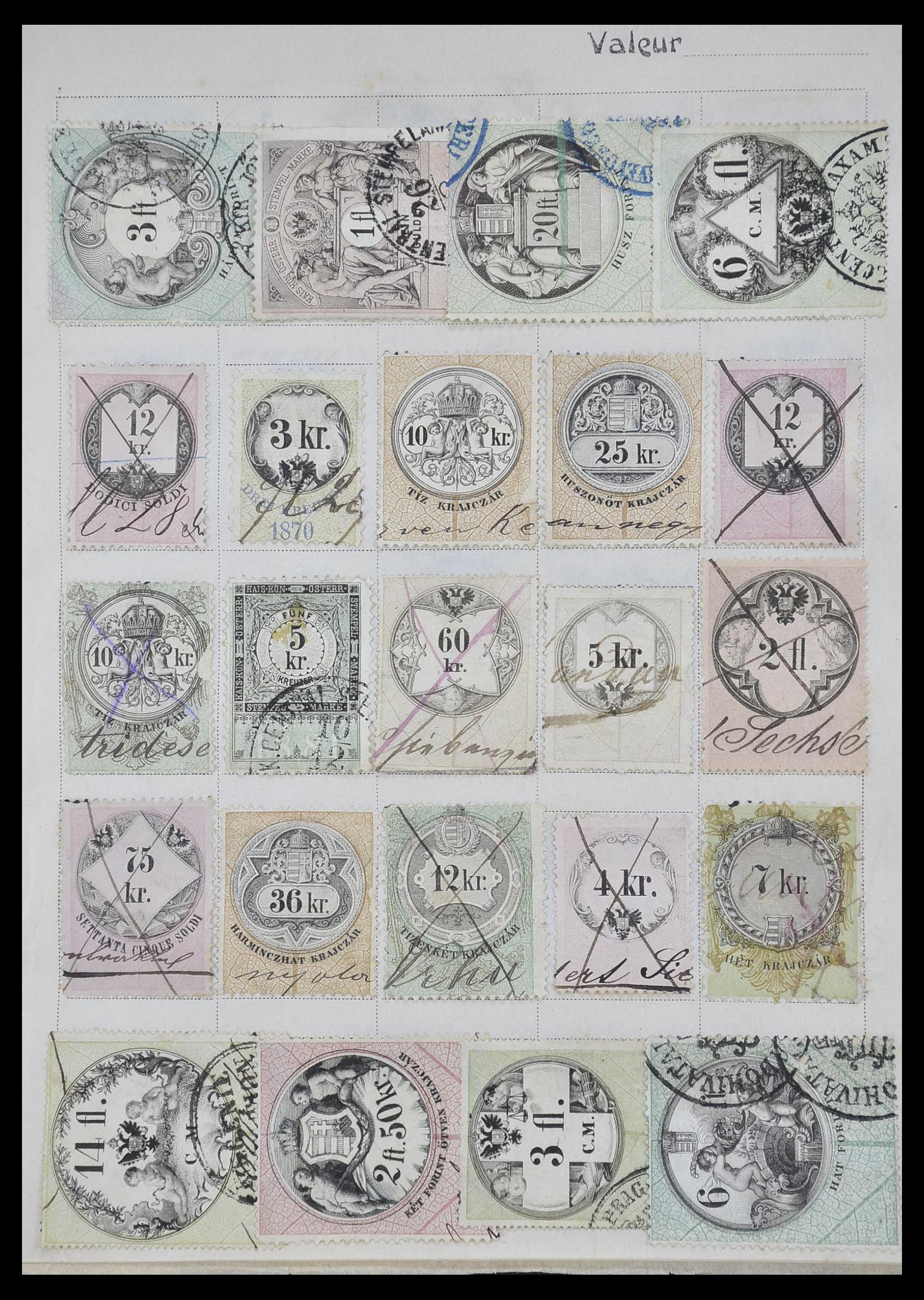 33741 004 - Postzegelverzameling 33741 Wereld klassiek 1850-1900.