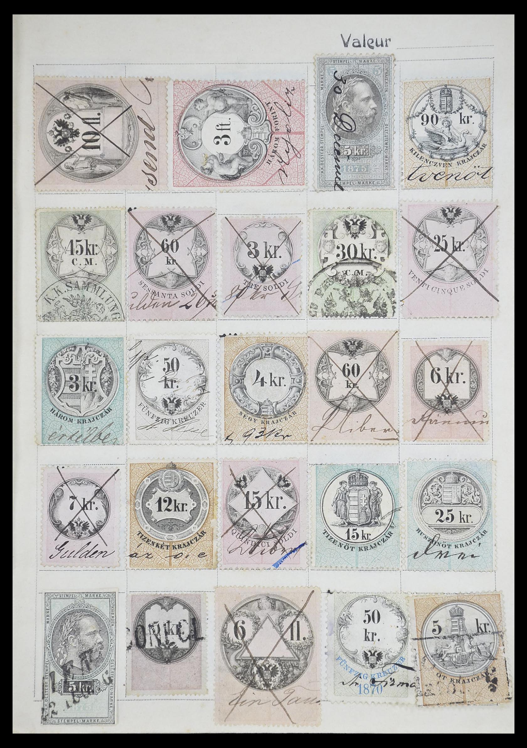 33741 010 - Postzegelverzameling 33741 Wereld klassiek 1850-1900.