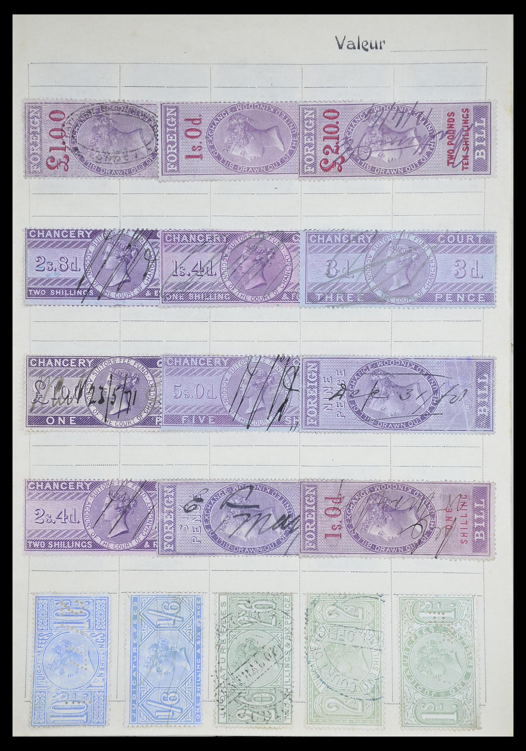 33741 014 - Postzegelverzameling 33741 Wereld klassiek 1850-1900.