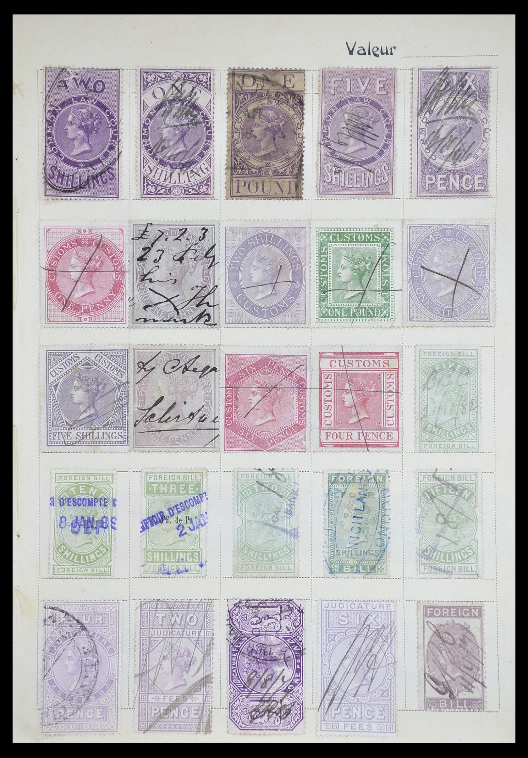33741 015 - Postzegelverzameling 33741 Wereld klassiek 1850-1900.