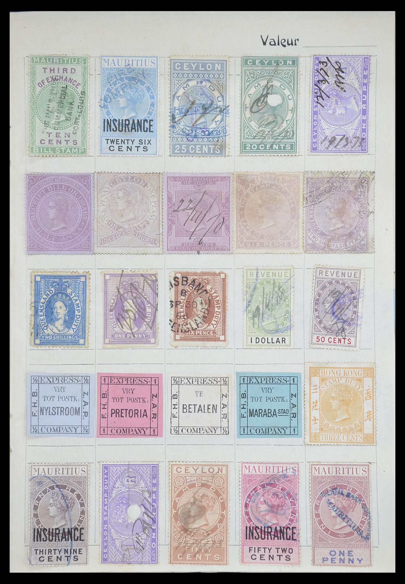 33741 019 - Postzegelverzameling 33741 Wereld klassiek 1850-1900.