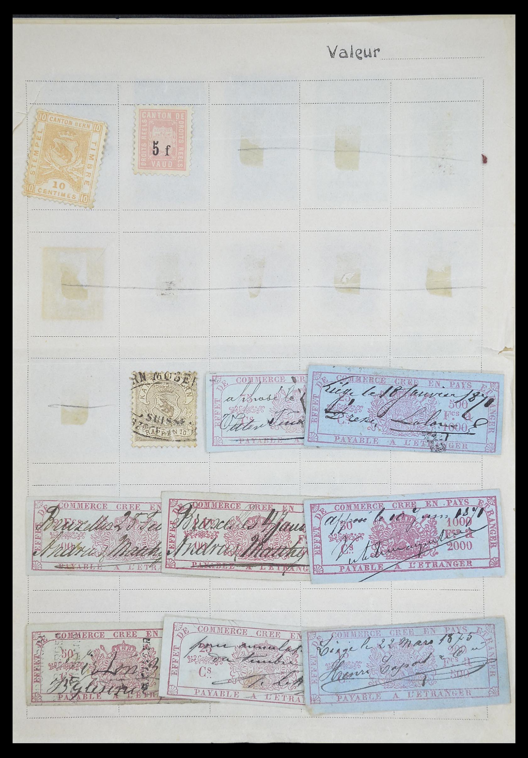 33741 020 - Postzegelverzameling 33741 Wereld klassiek 1850-1900.