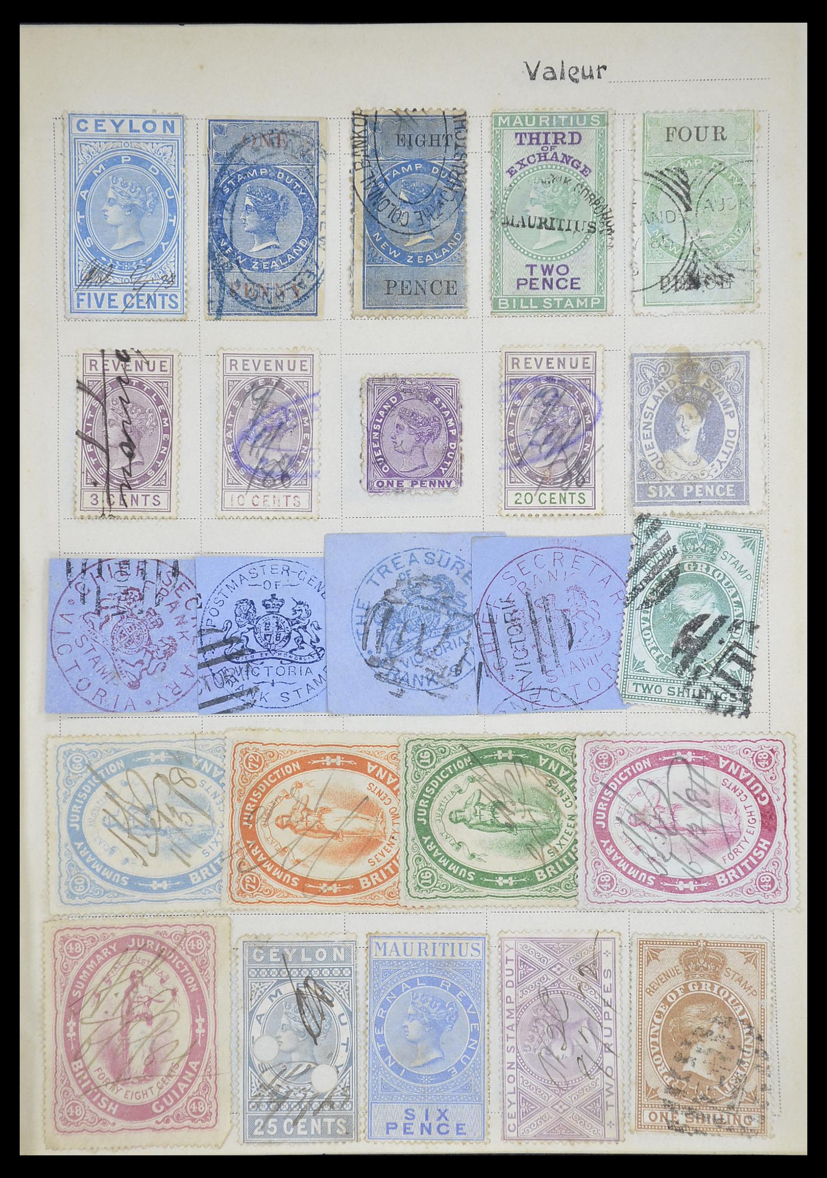 33741 021 - Postzegelverzameling 33741 Wereld klassiek 1850-1900.