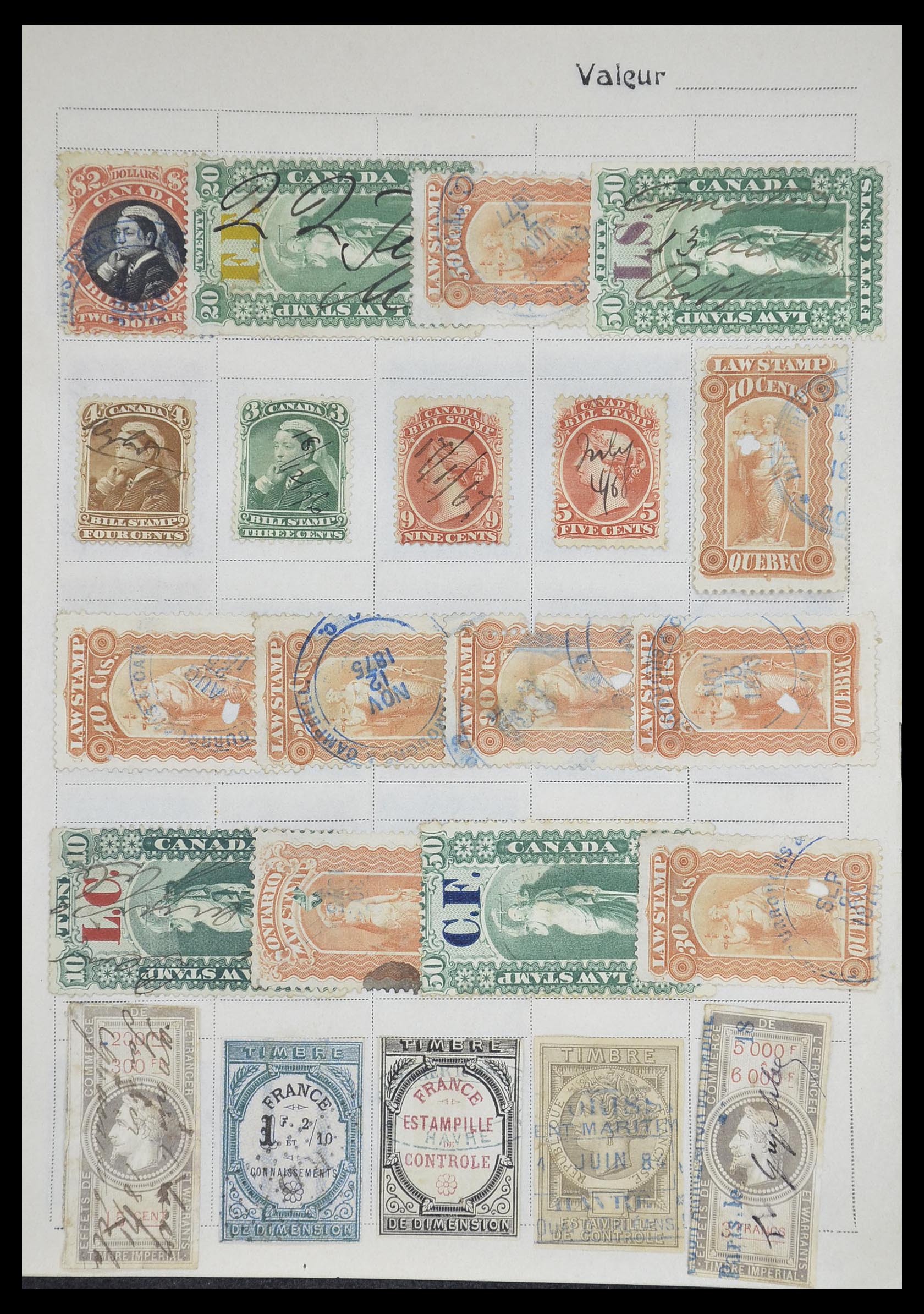 33741 023 - Postzegelverzameling 33741 Wereld klassiek 1850-1900.