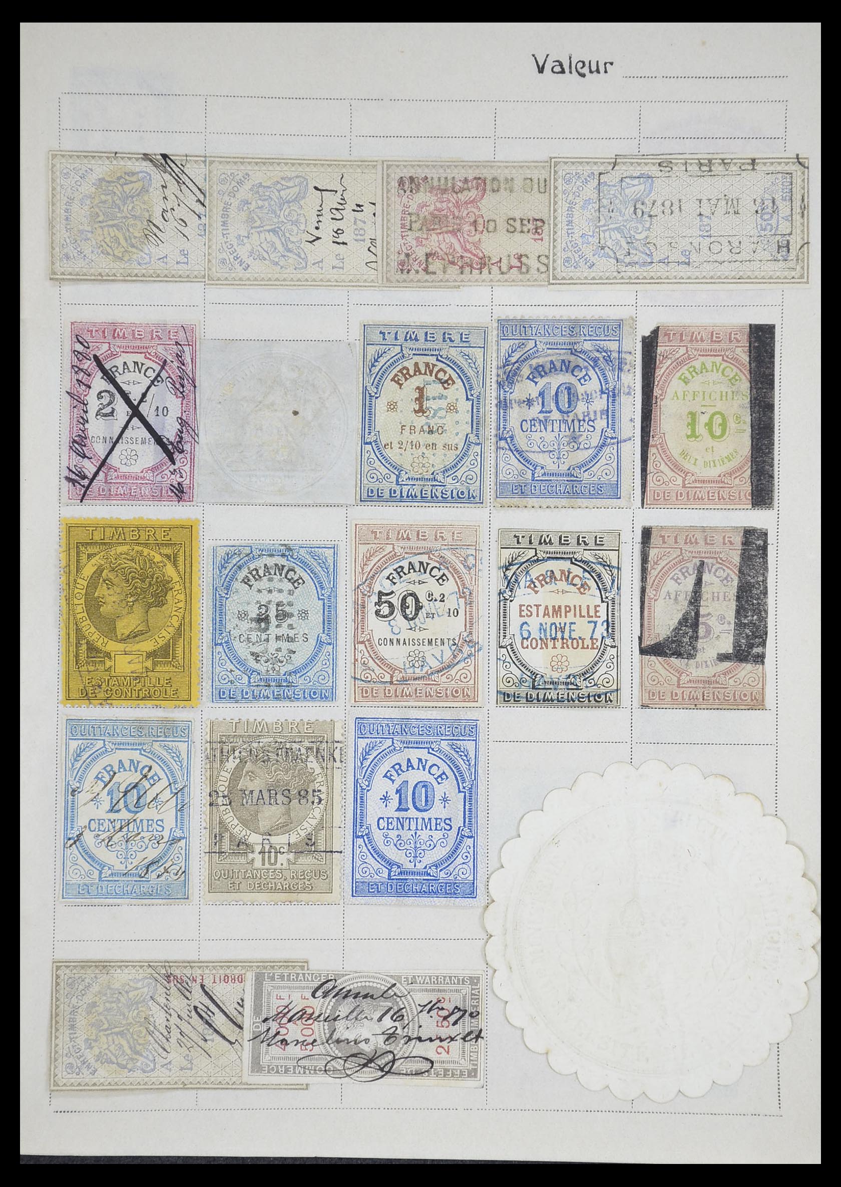 33741 024 - Postzegelverzameling 33741 Wereld klassiek 1850-1900.