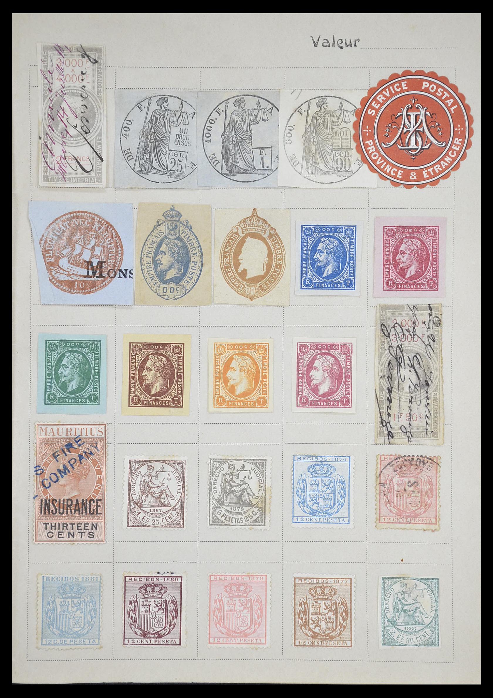 33741 025 - Postzegelverzameling 33741 Wereld klassiek 1850-1900.