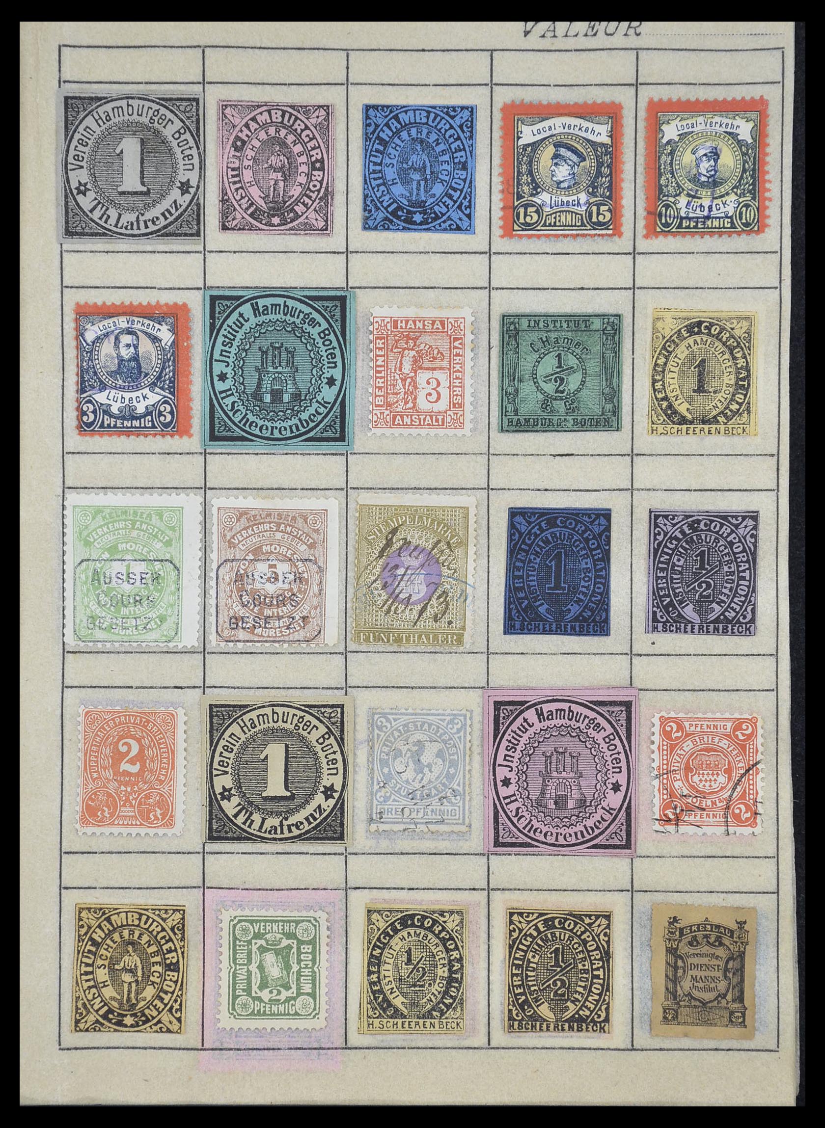 33741 028 - Postzegelverzameling 33741 Wereld klassiek 1850-1900.