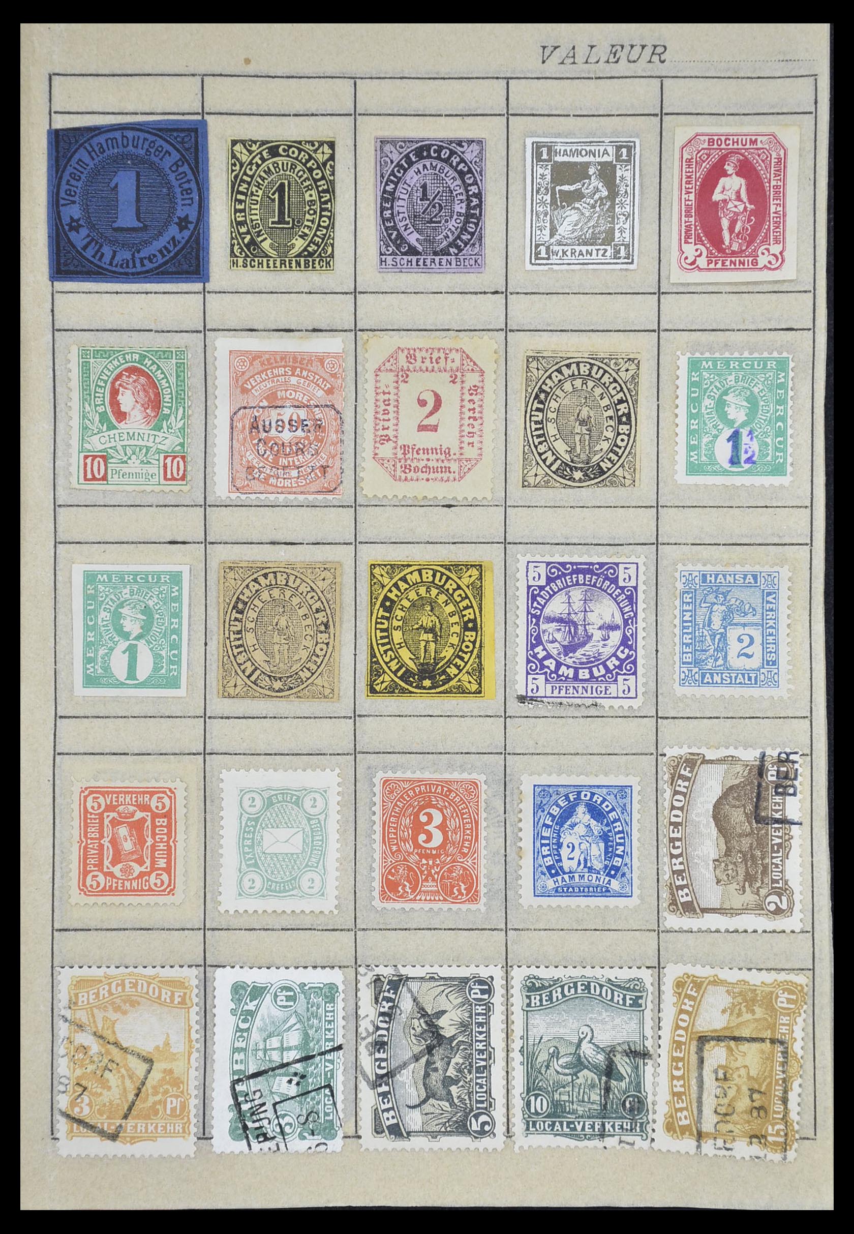 33741 031 - Postzegelverzameling 33741 Wereld klassiek 1850-1900.