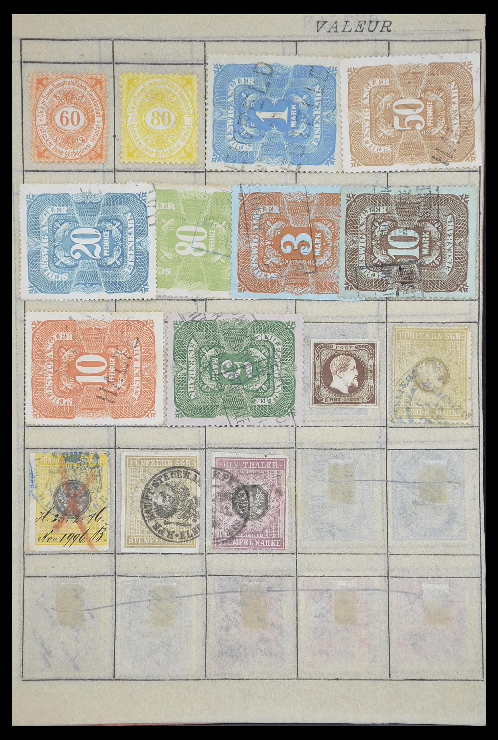 33741 039 - Postzegelverzameling 33741 Wereld klassiek 1850-1900.