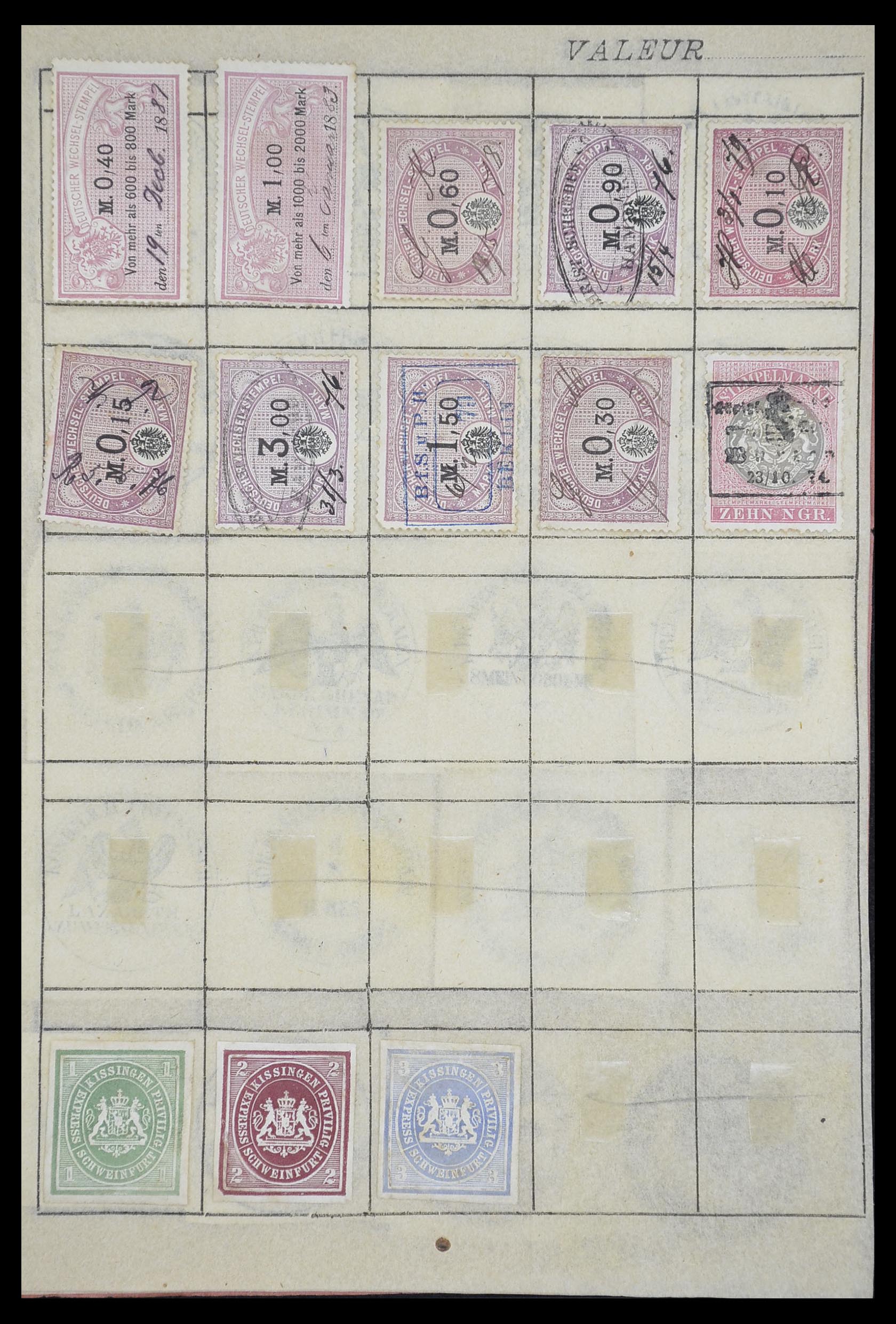 33741 041 - Postzegelverzameling 33741 Wereld klassiek 1850-1900.