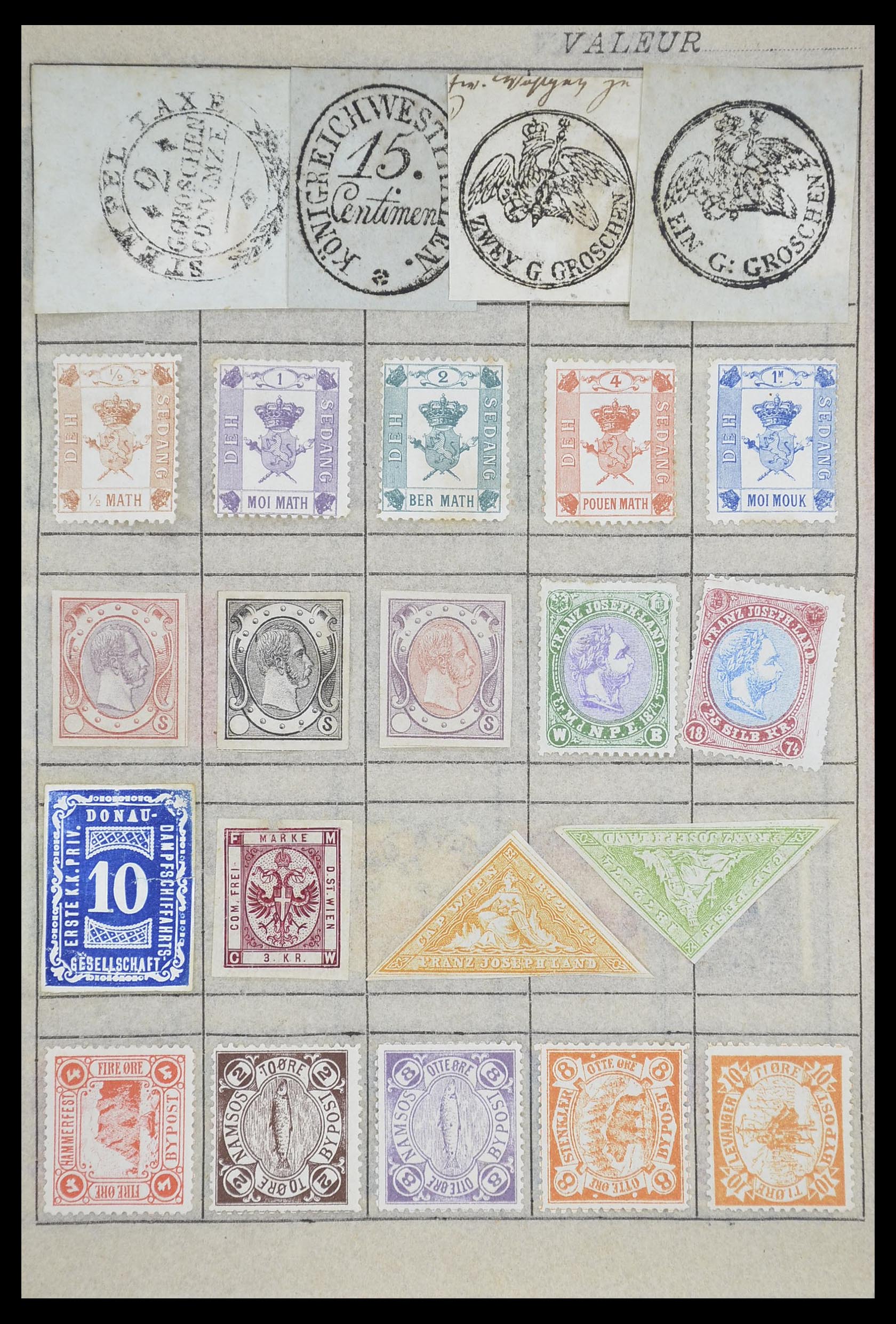 33741 043 - Postzegelverzameling 33741 Wereld klassiek 1850-1900.