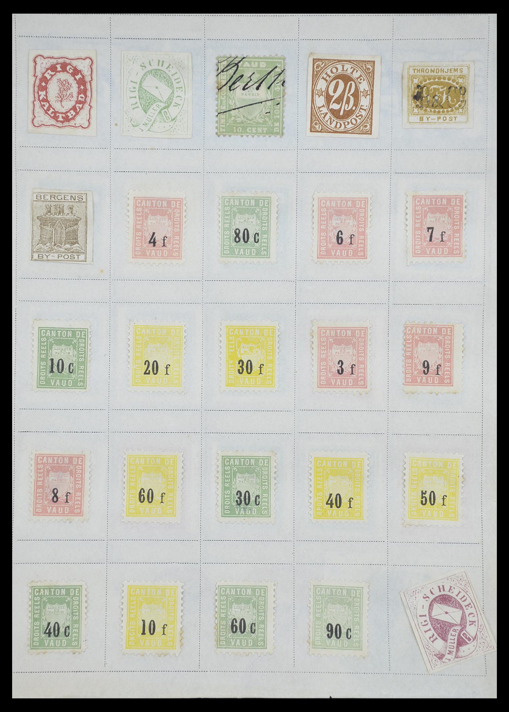 33741 047 - Postzegelverzameling 33741 Wereld klassiek 1850-1900.