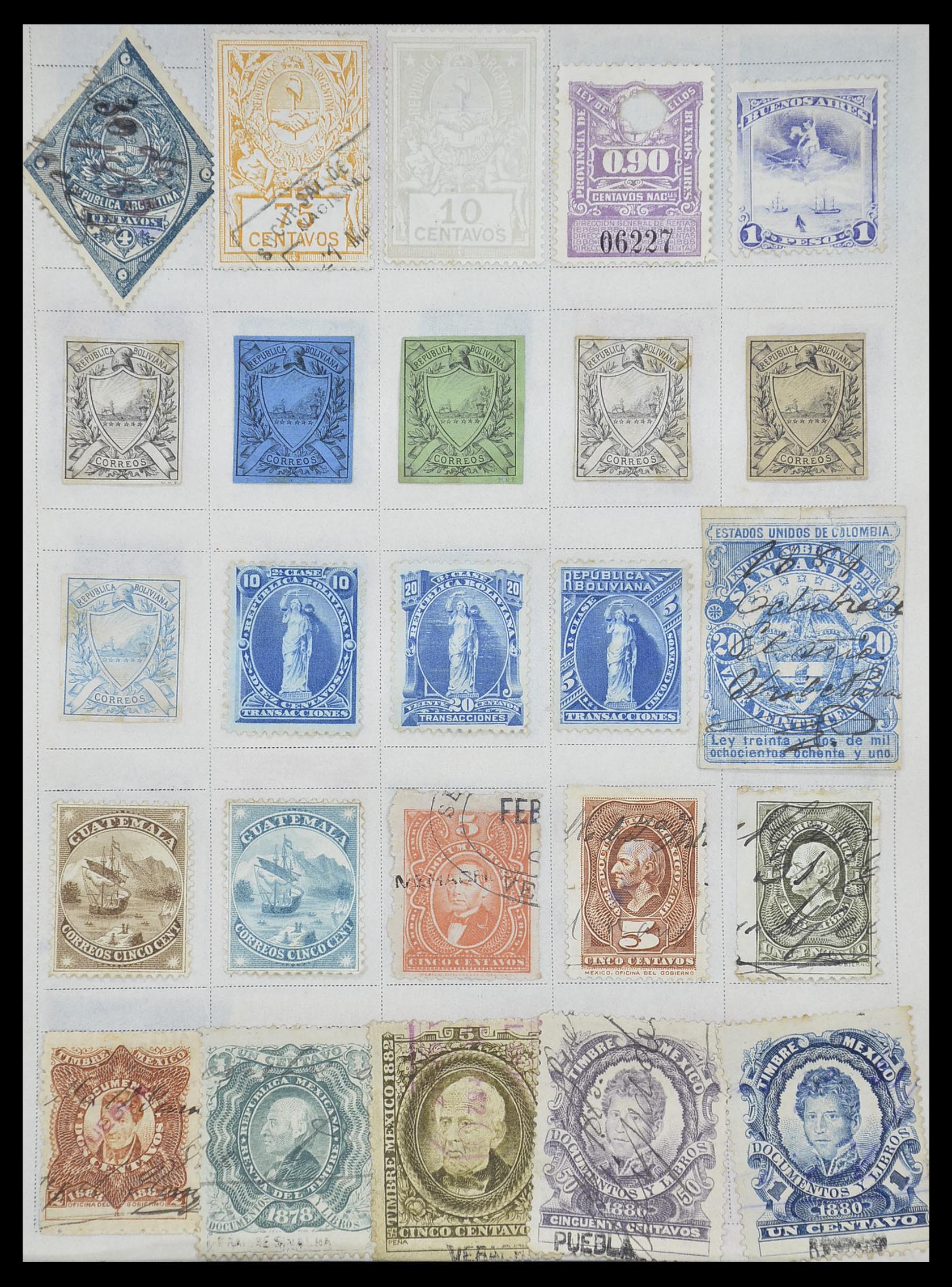 33741 052 - Postzegelverzameling 33741 Wereld klassiek 1850-1900.