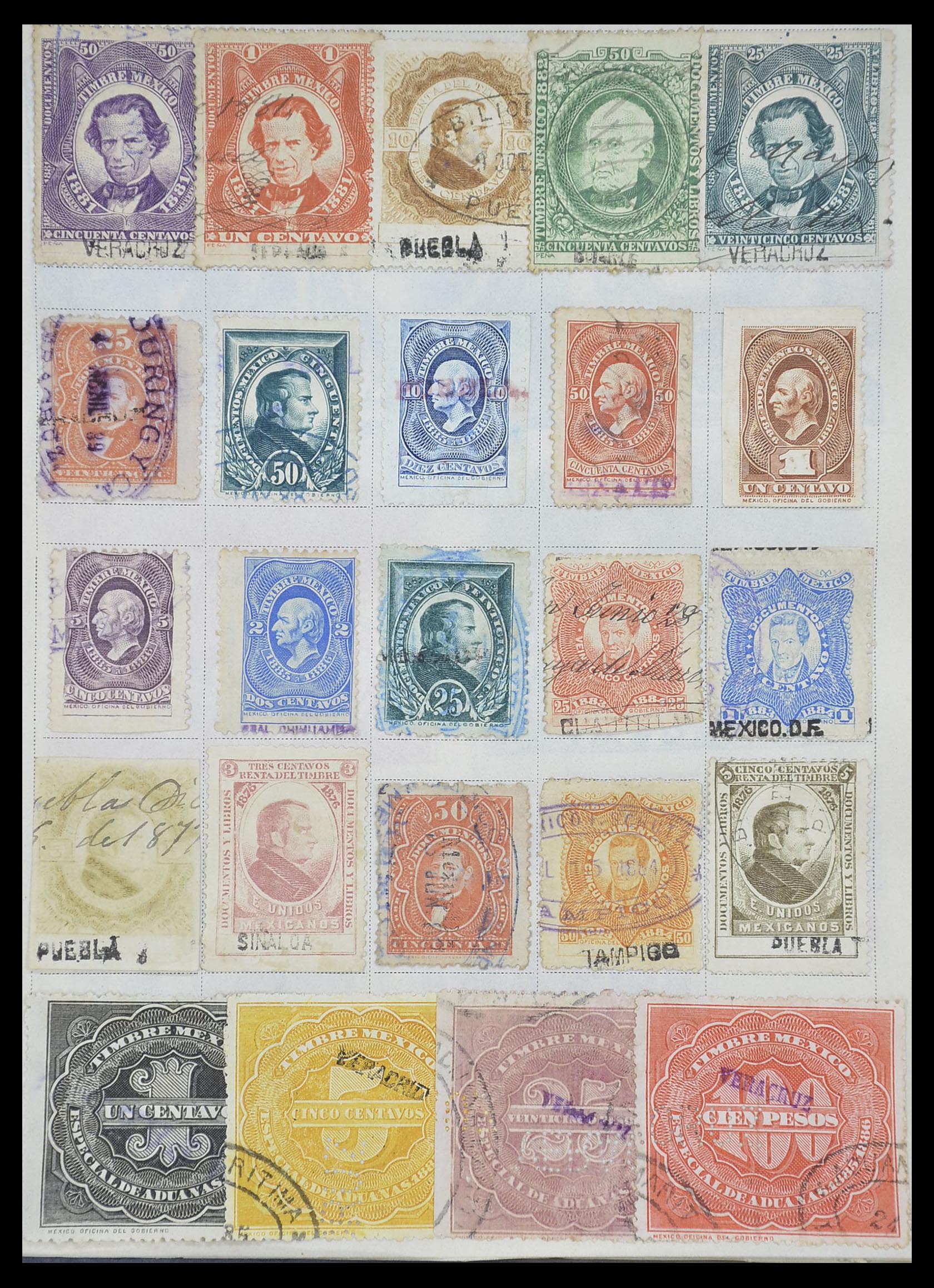 33741 053 - Postzegelverzameling 33741 Wereld klassiek 1850-1900.