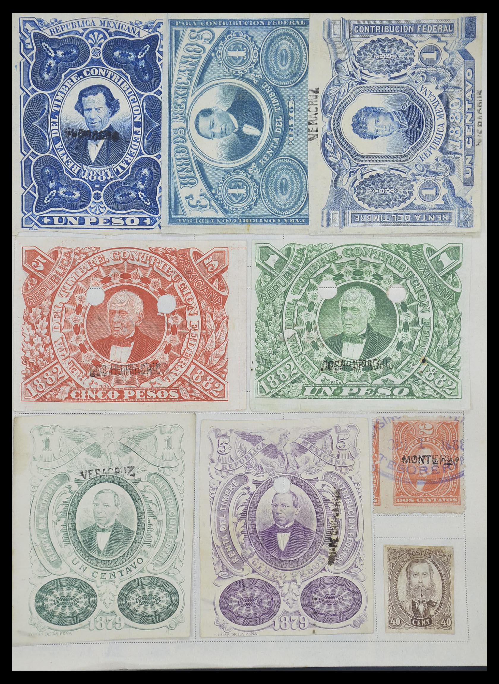 33741 054 - Postzegelverzameling 33741 Wereld klassiek 1850-1900.