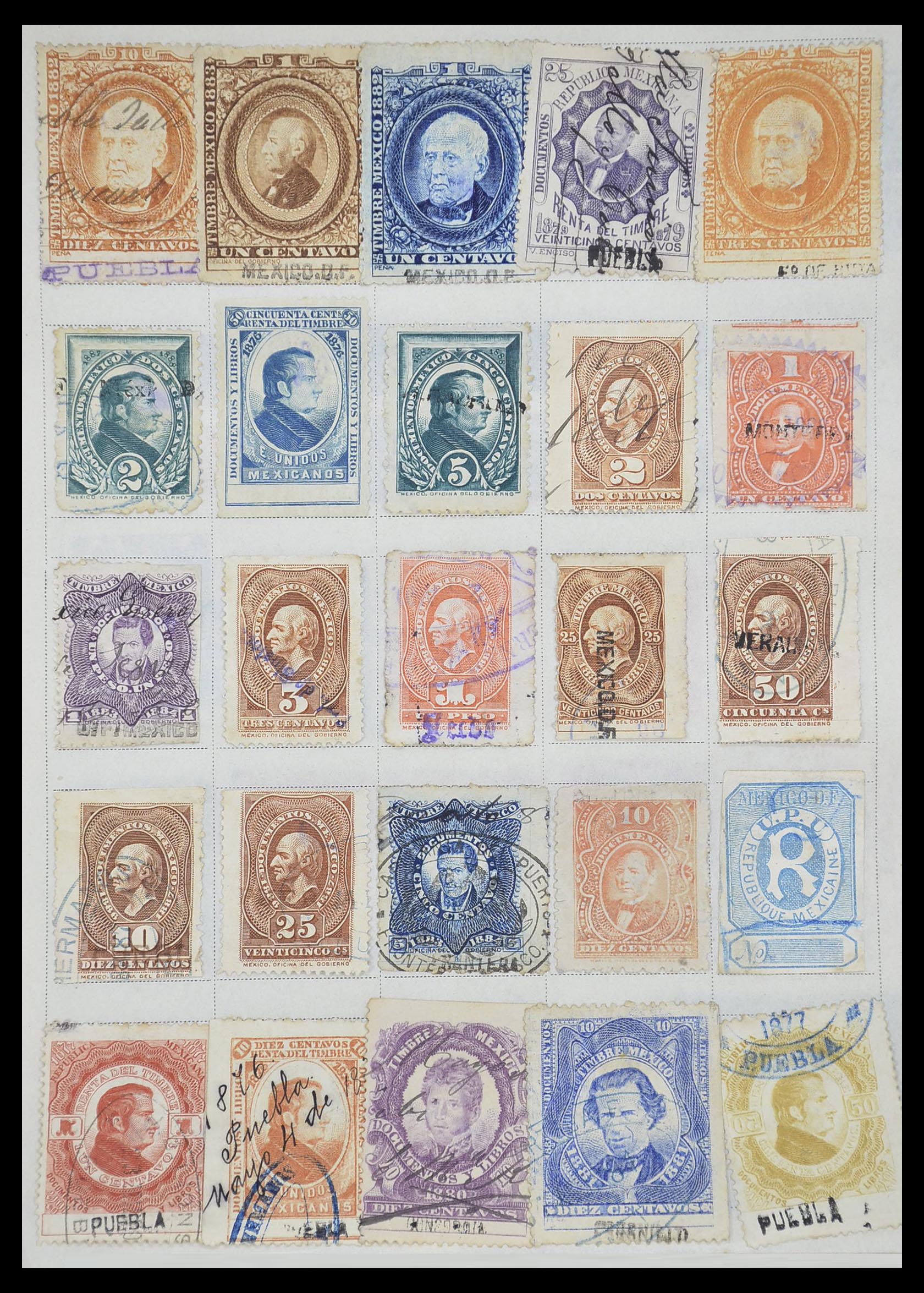 33741 055 - Postzegelverzameling 33741 Wereld klassiek 1850-1900.