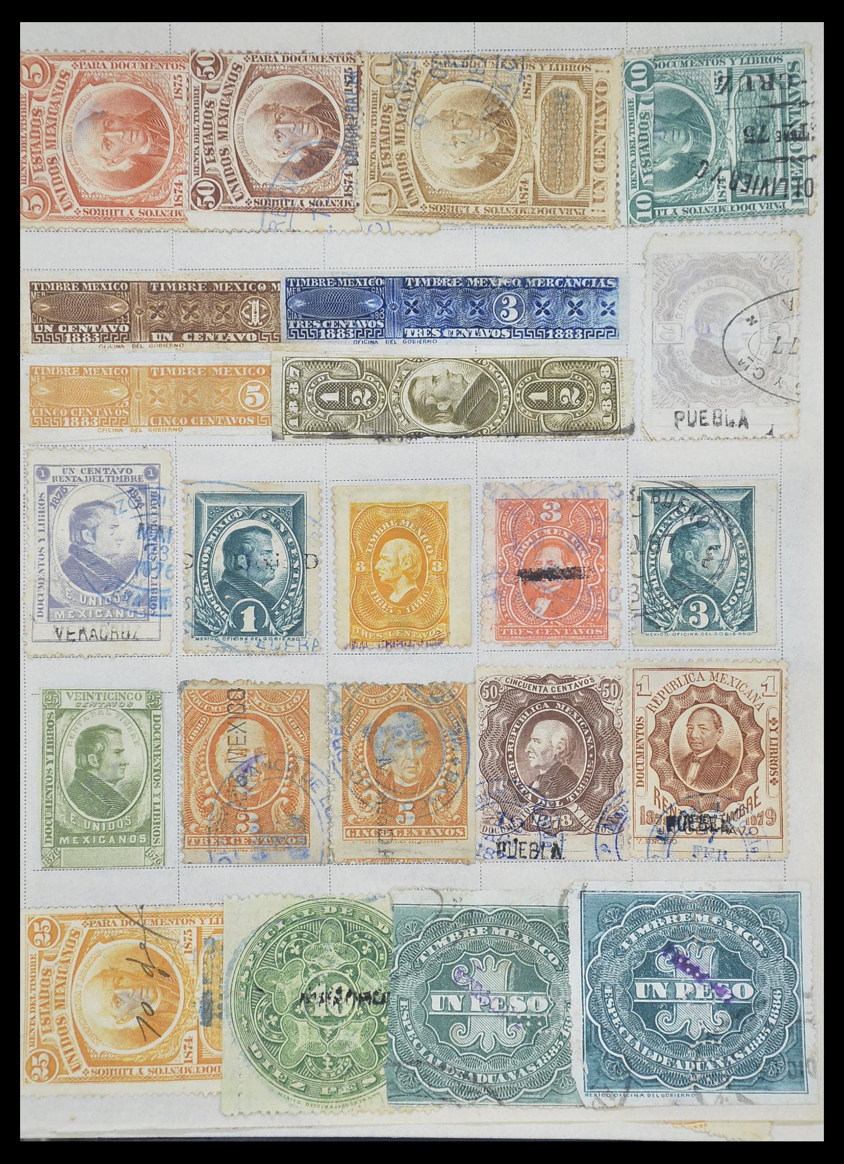 33741 056 - Postzegelverzameling 33741 Wereld klassiek 1850-1900.