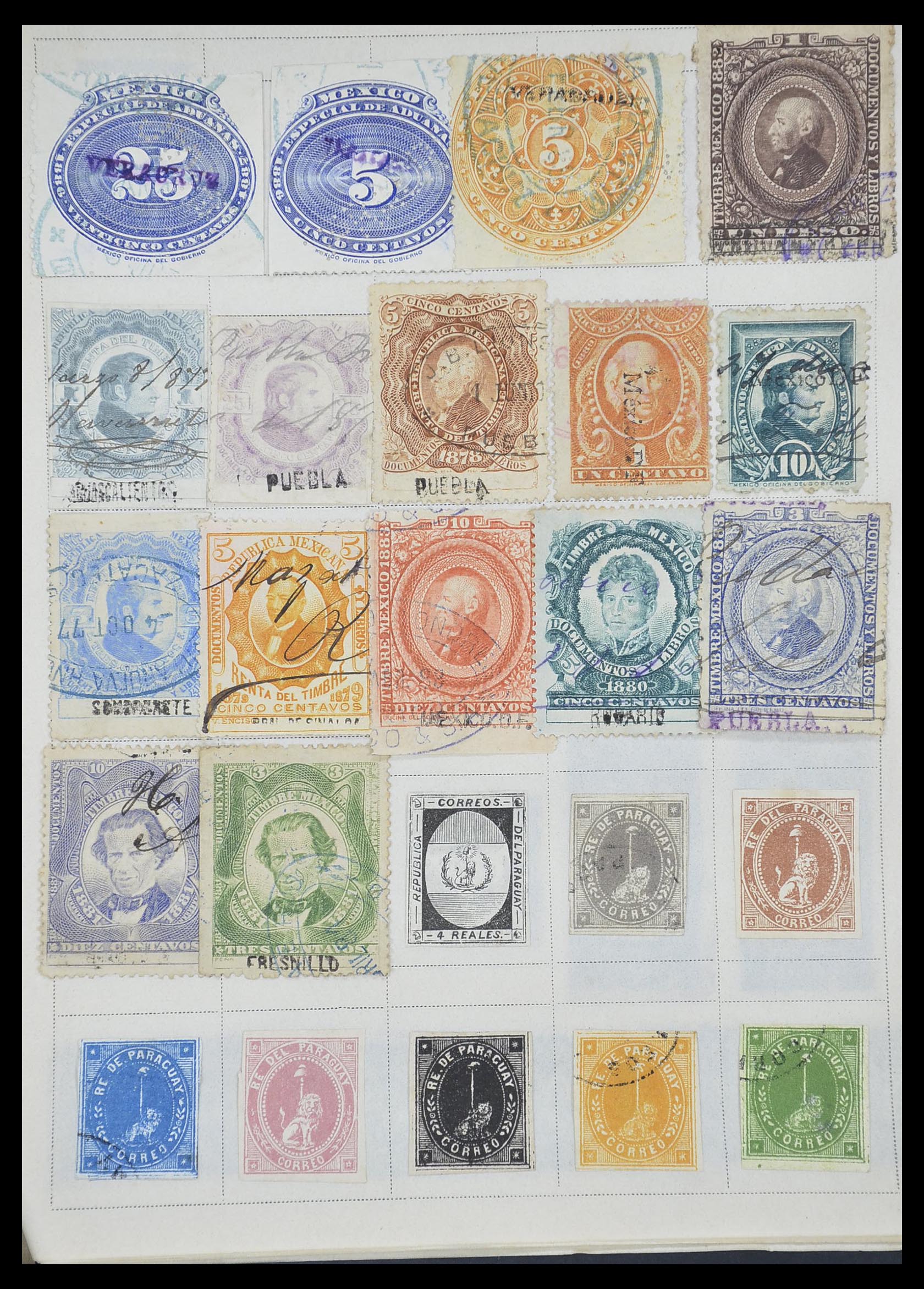33741 058 - Postzegelverzameling 33741 Wereld klassiek 1850-1900.