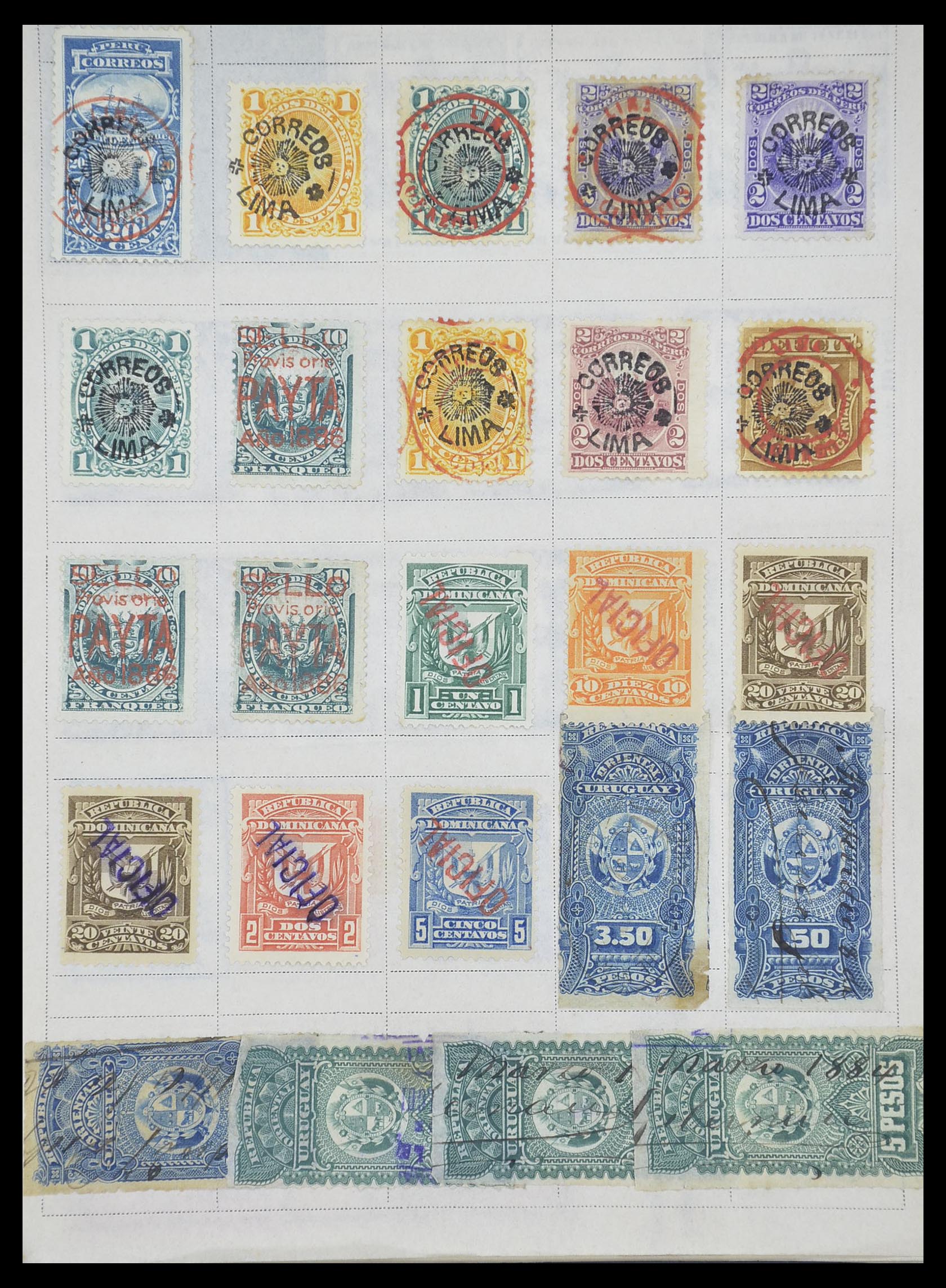 33741 059 - Postzegelverzameling 33741 Wereld klassiek 1850-1900.