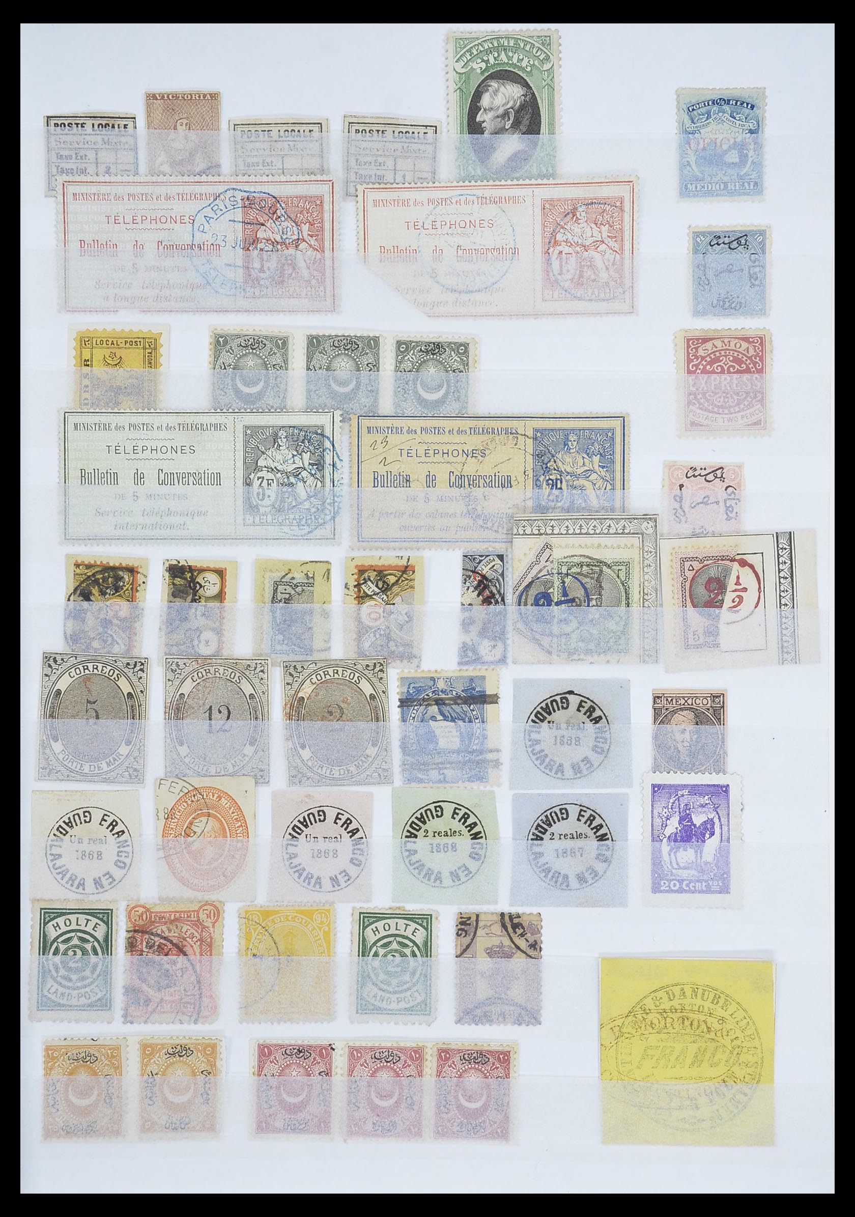 33741 074 - Postzegelverzameling 33741 Wereld klassiek 1850-1900.