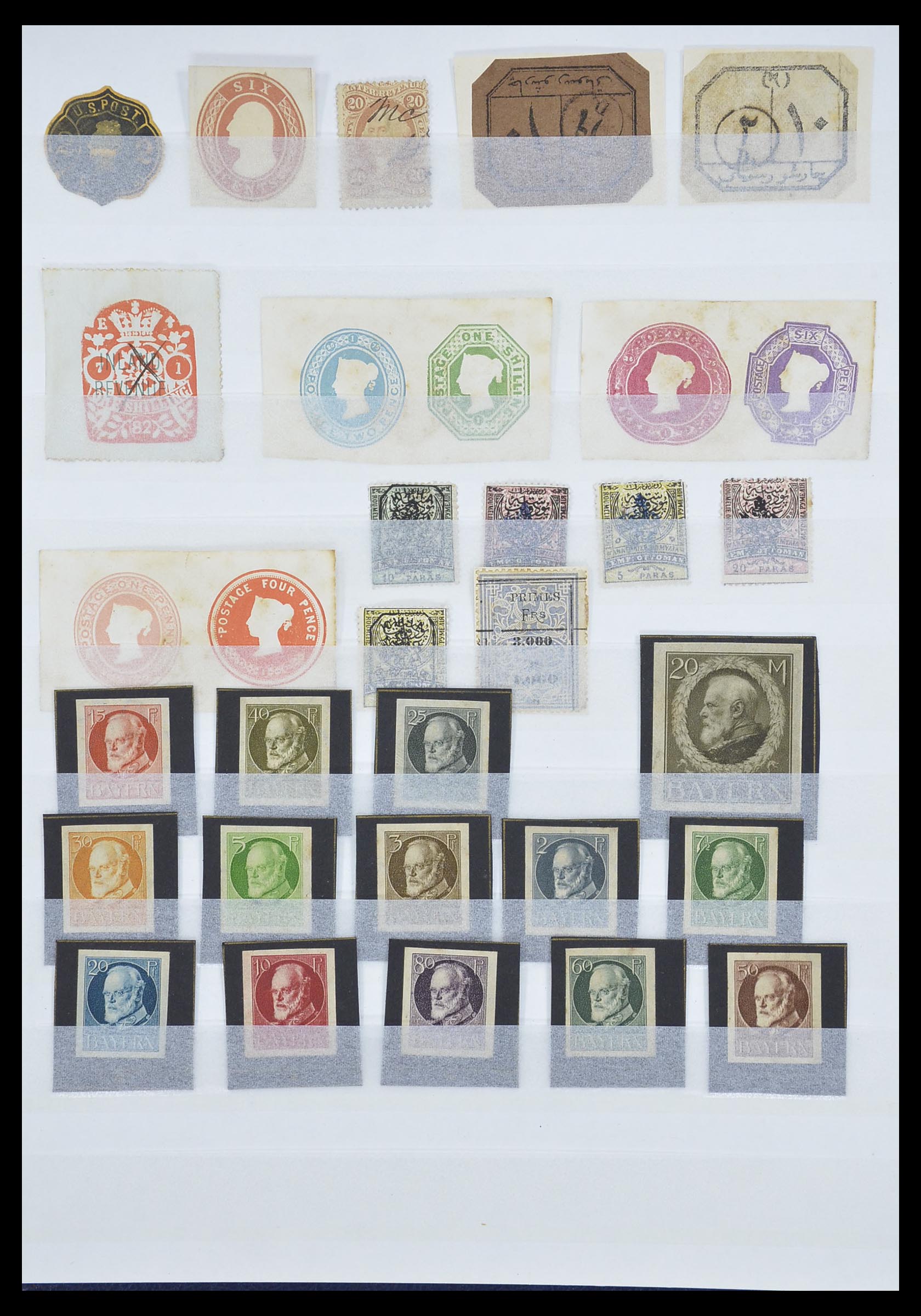 33741 076 - Postzegelverzameling 33741 Wereld klassiek 1850-1900.
