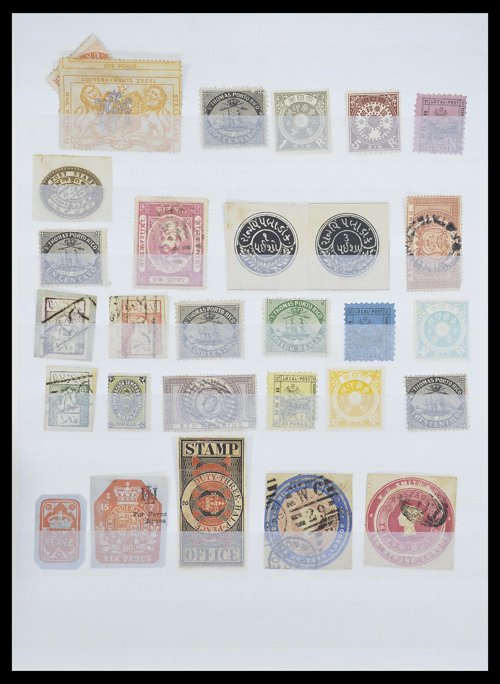 33741 077 - Postzegelverzameling 33741 Wereld klassiek 1850-1900.