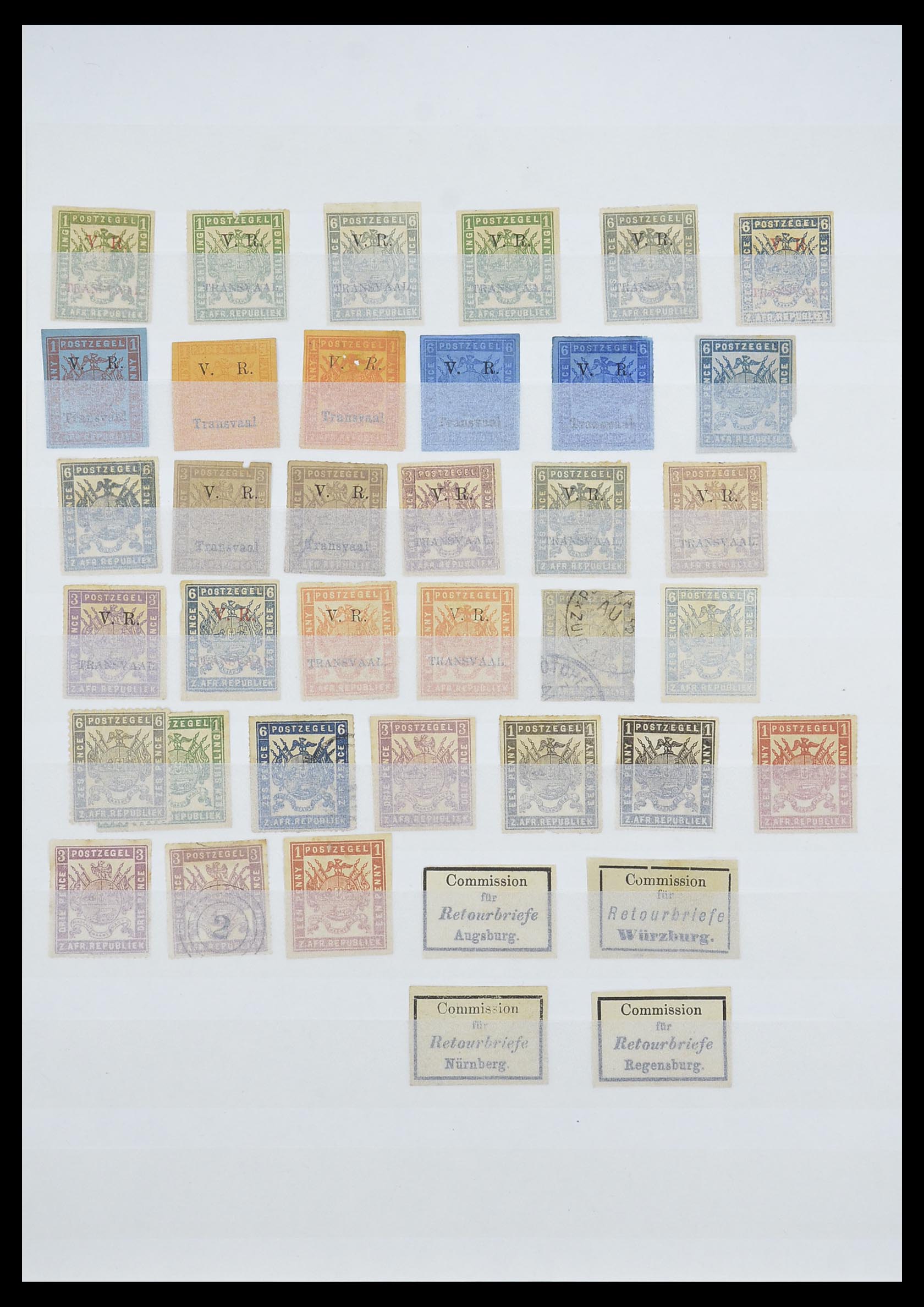 33741 079 - Postzegelverzameling 33741 Wereld klassiek 1850-1900.