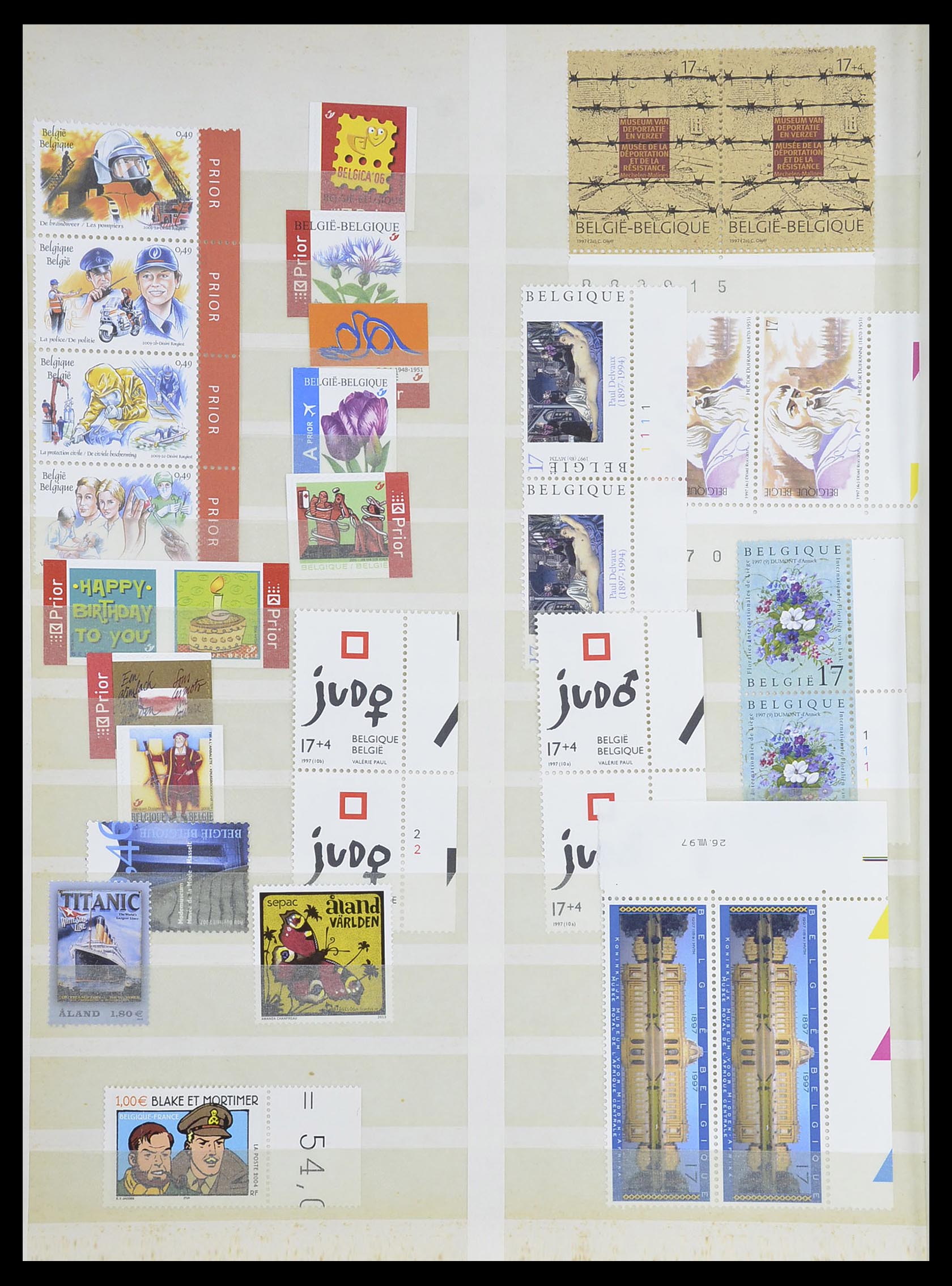 33743 001 - Stamp collection 33743 Belgium 1961-2000.