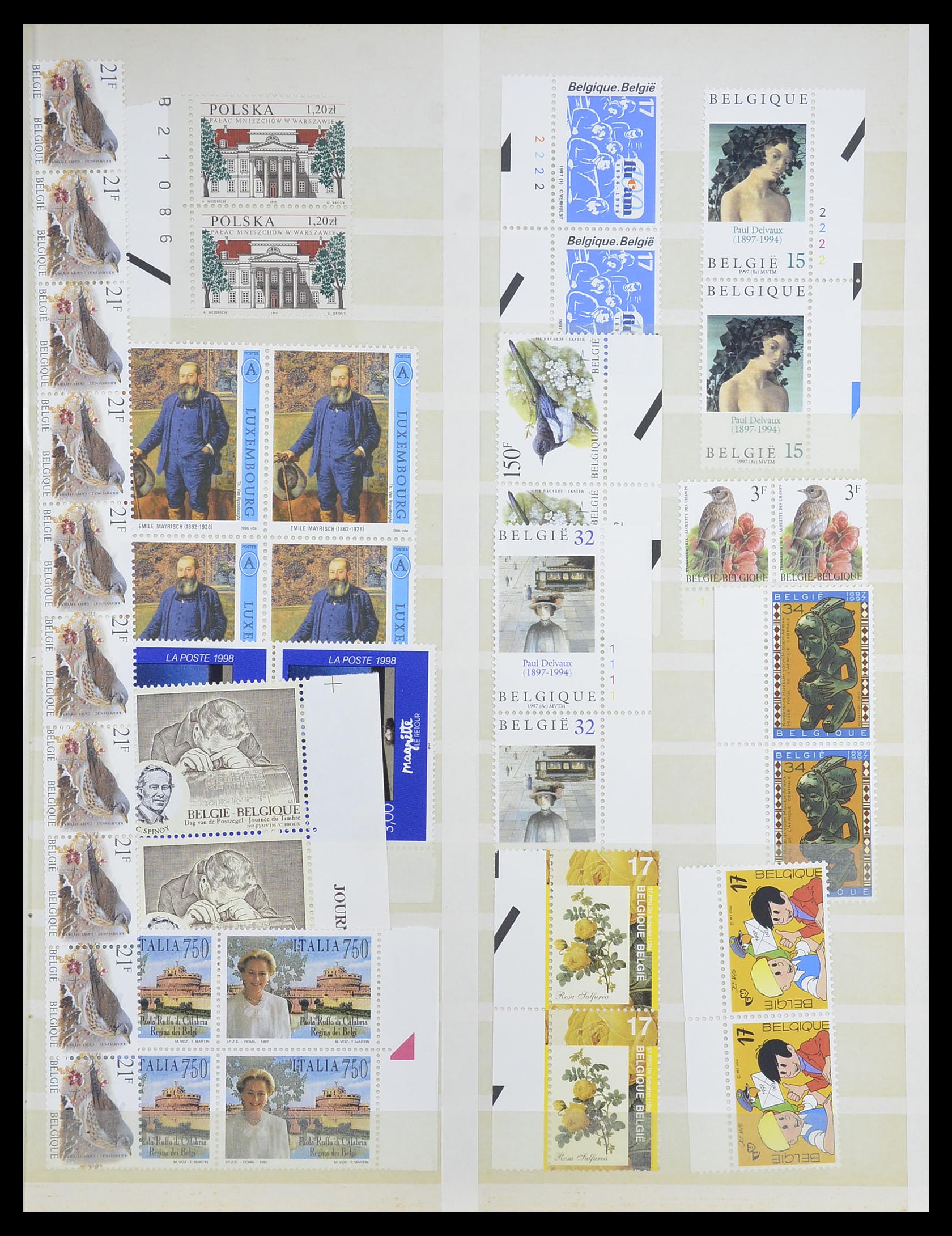 33743 002 - Stamp collection 33743 Belgium 1961-2000.