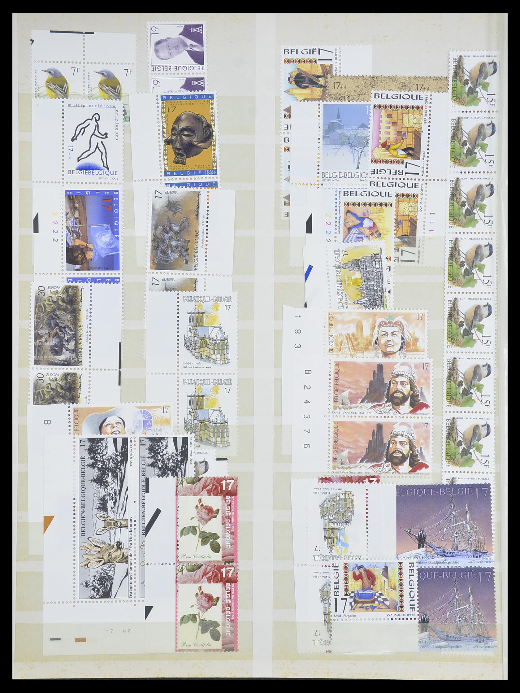 33743 003 - Postzegelverzameling 33743 België 1961-2000.
