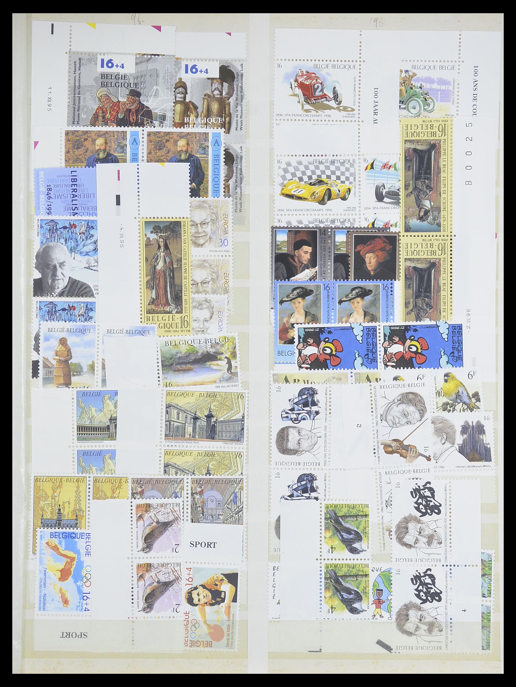 33743 004 - Postzegelverzameling 33743 België 1961-2000.