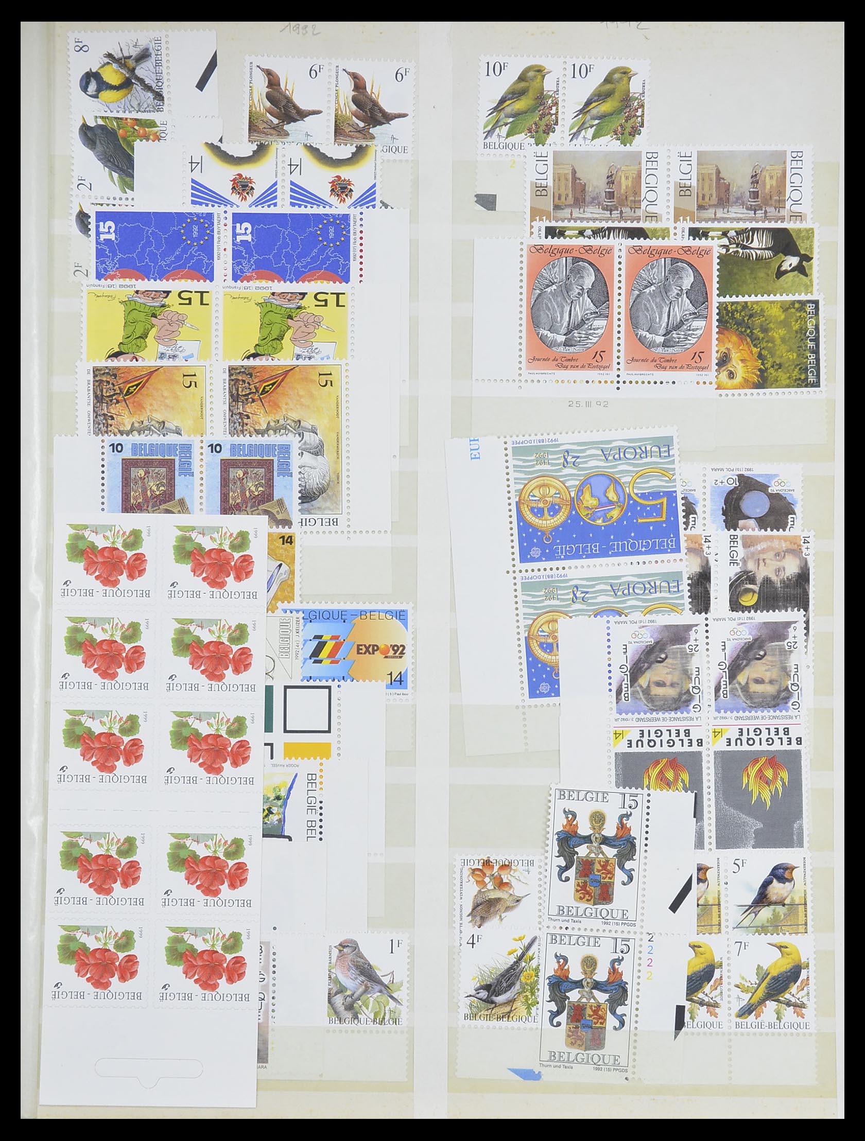 33743 008 - Postzegelverzameling 33743 België 1961-2000.