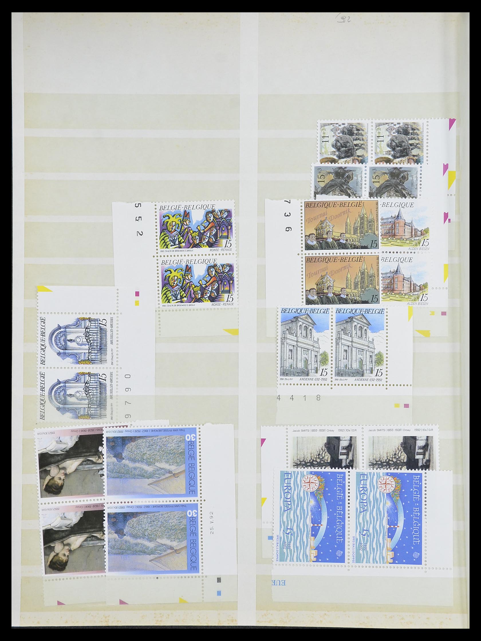 33743 009 - Postzegelverzameling 33743 België 1961-2000.