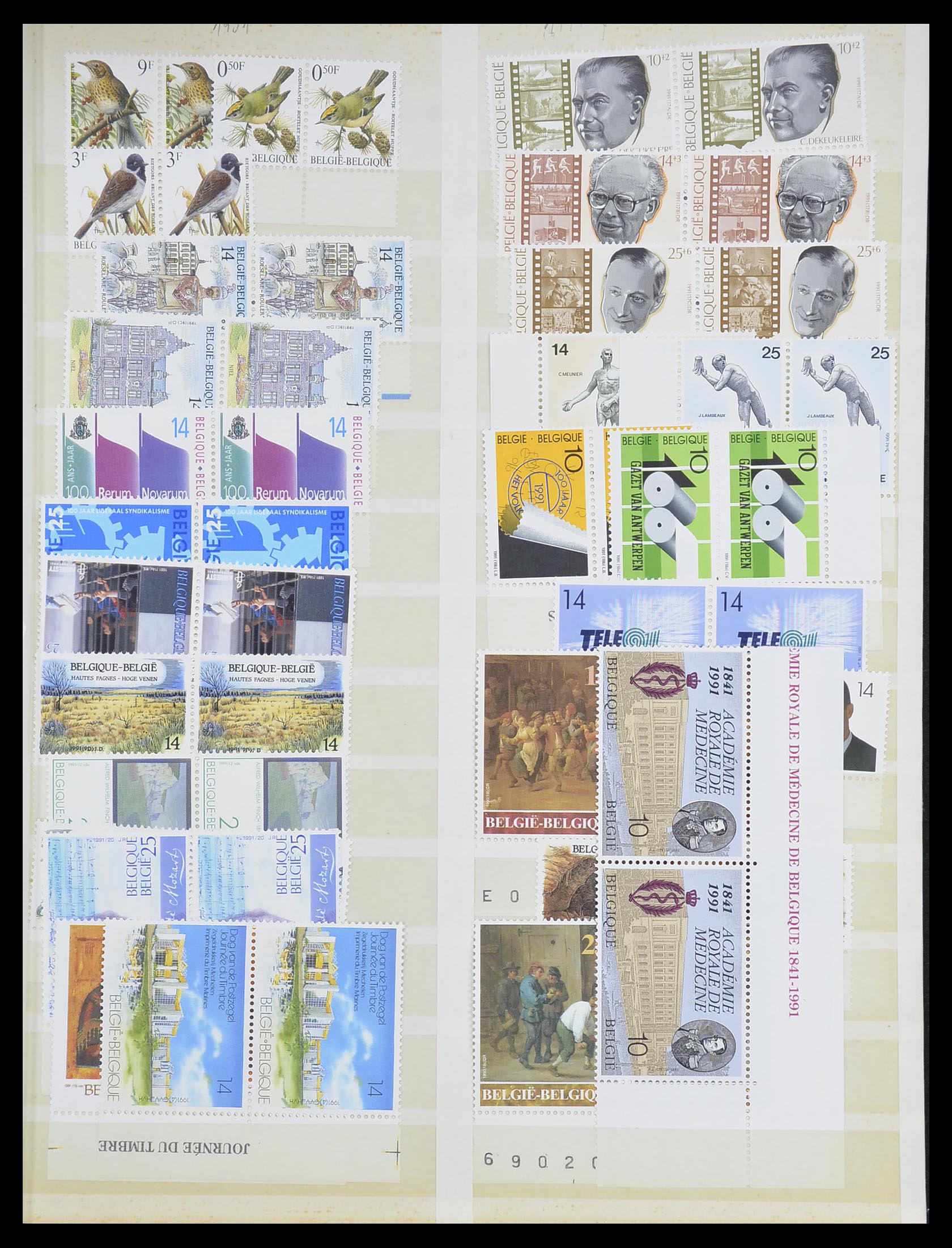 33743 010 - Postzegelverzameling 33743 België 1961-2000.