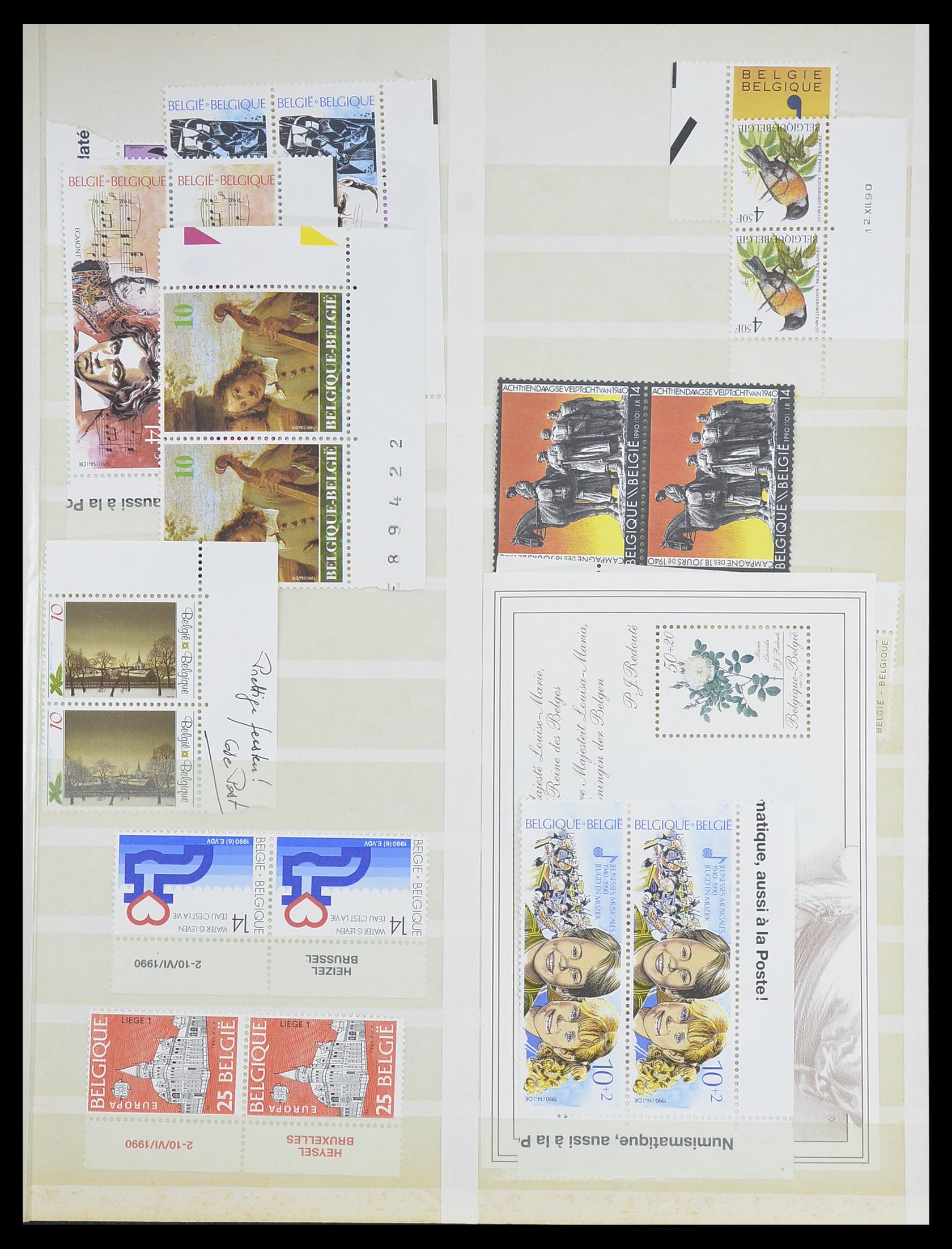 33743 012 - Postzegelverzameling 33743 België 1961-2000.