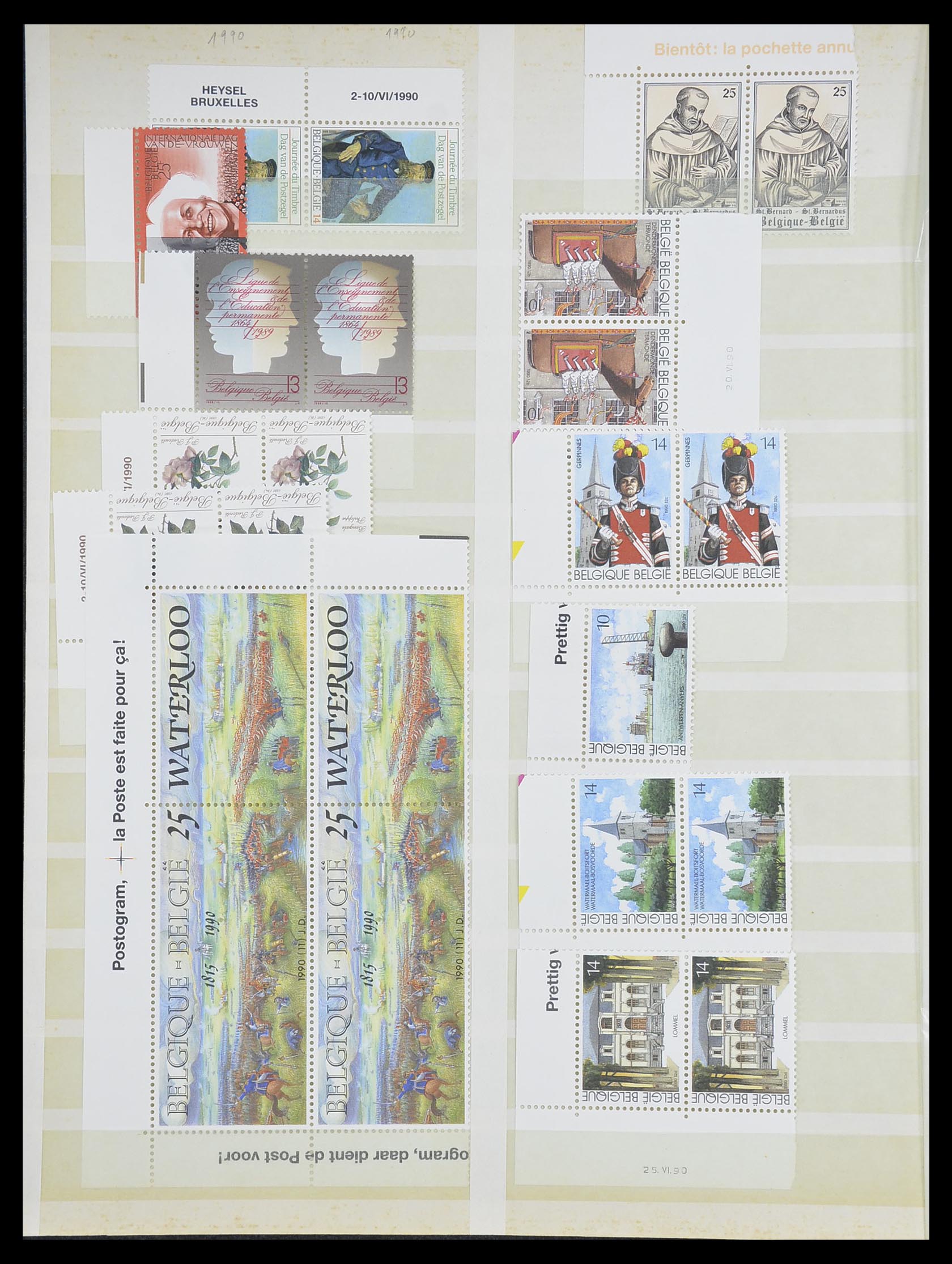 33743 013 - Stamp collection 33743 Belgium 1961-2000.