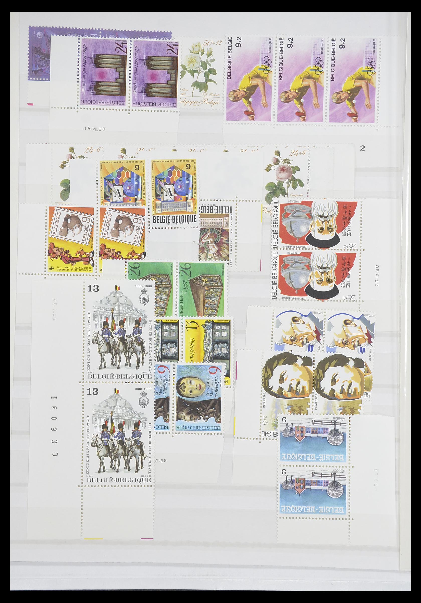 33743 027 - Stamp collection 33743 Belgium 1961-2000.