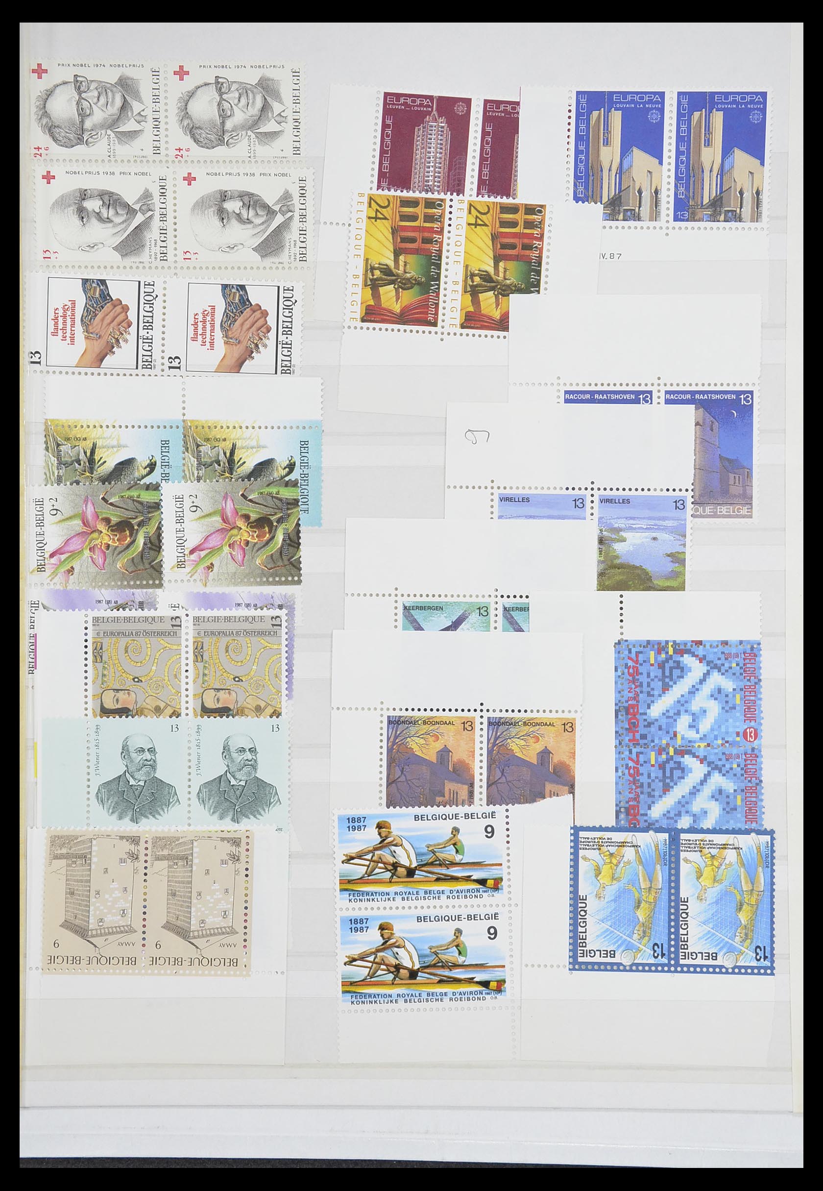 33743 028 - Stamp collection 33743 Belgium 1961-2000.