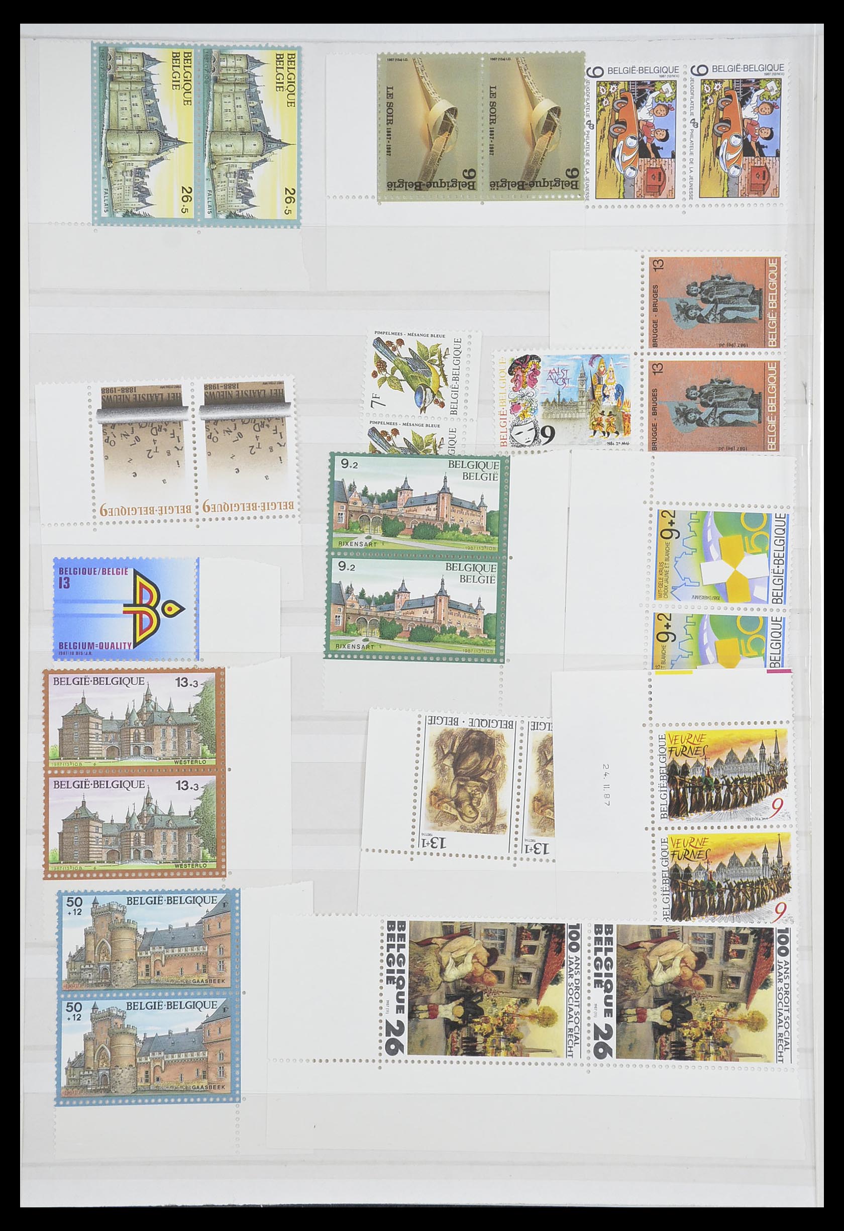 33743 029 - Stamp collection 33743 Belgium 1961-2000.