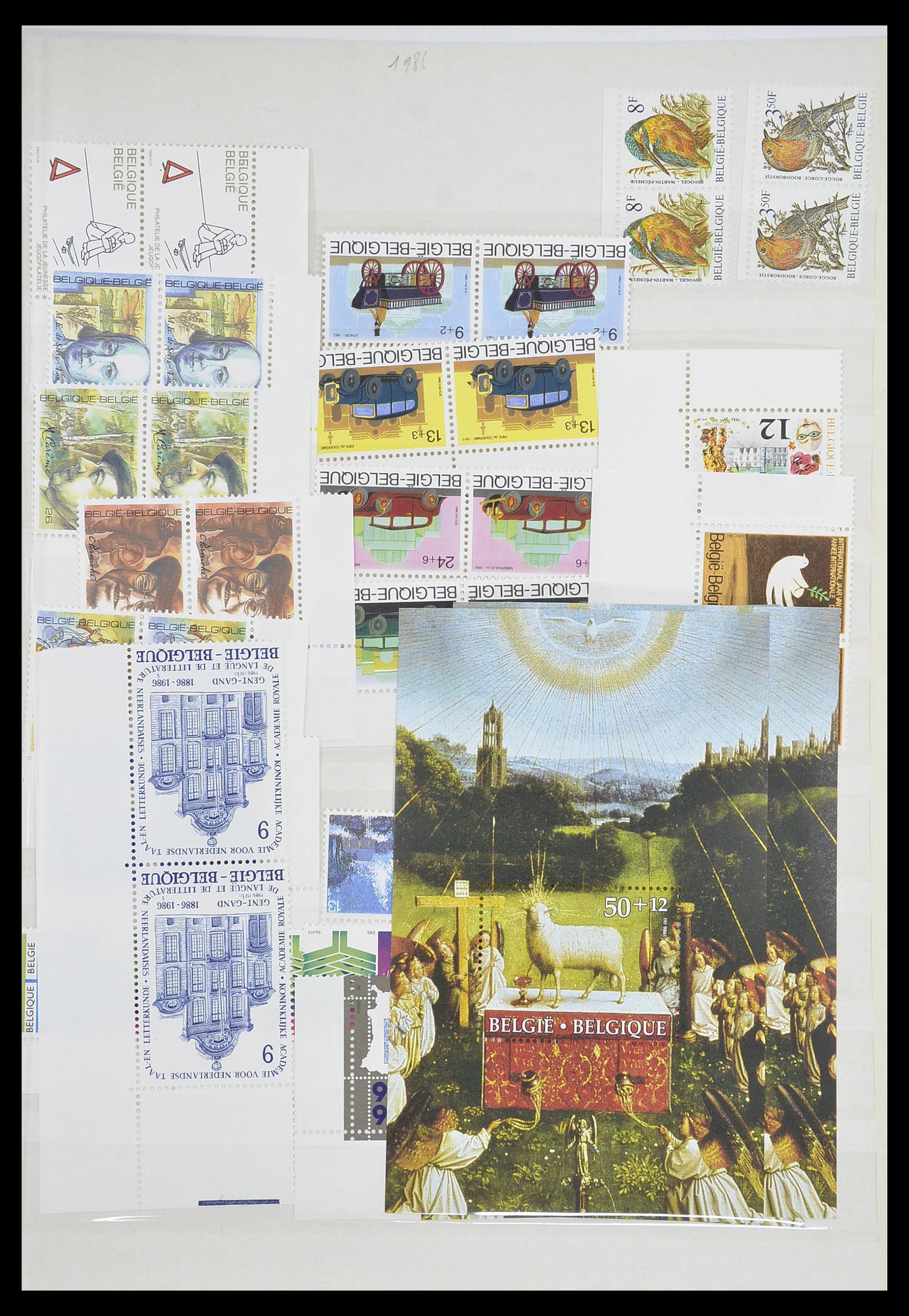 33743 030 - Stamp collection 33743 Belgium 1961-2000.