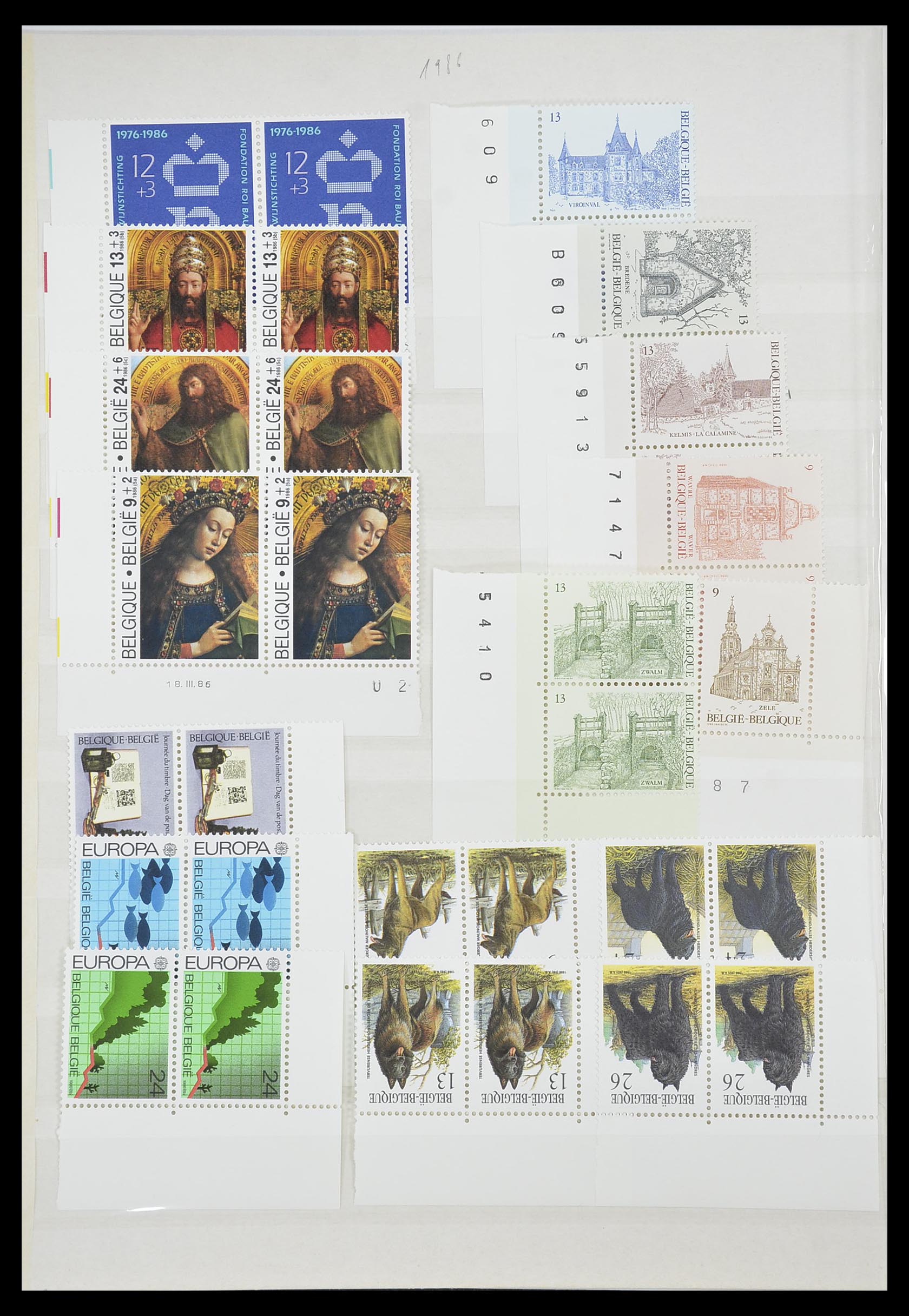 33743 031 - Postzegelverzameling 33743 België 1961-2000.